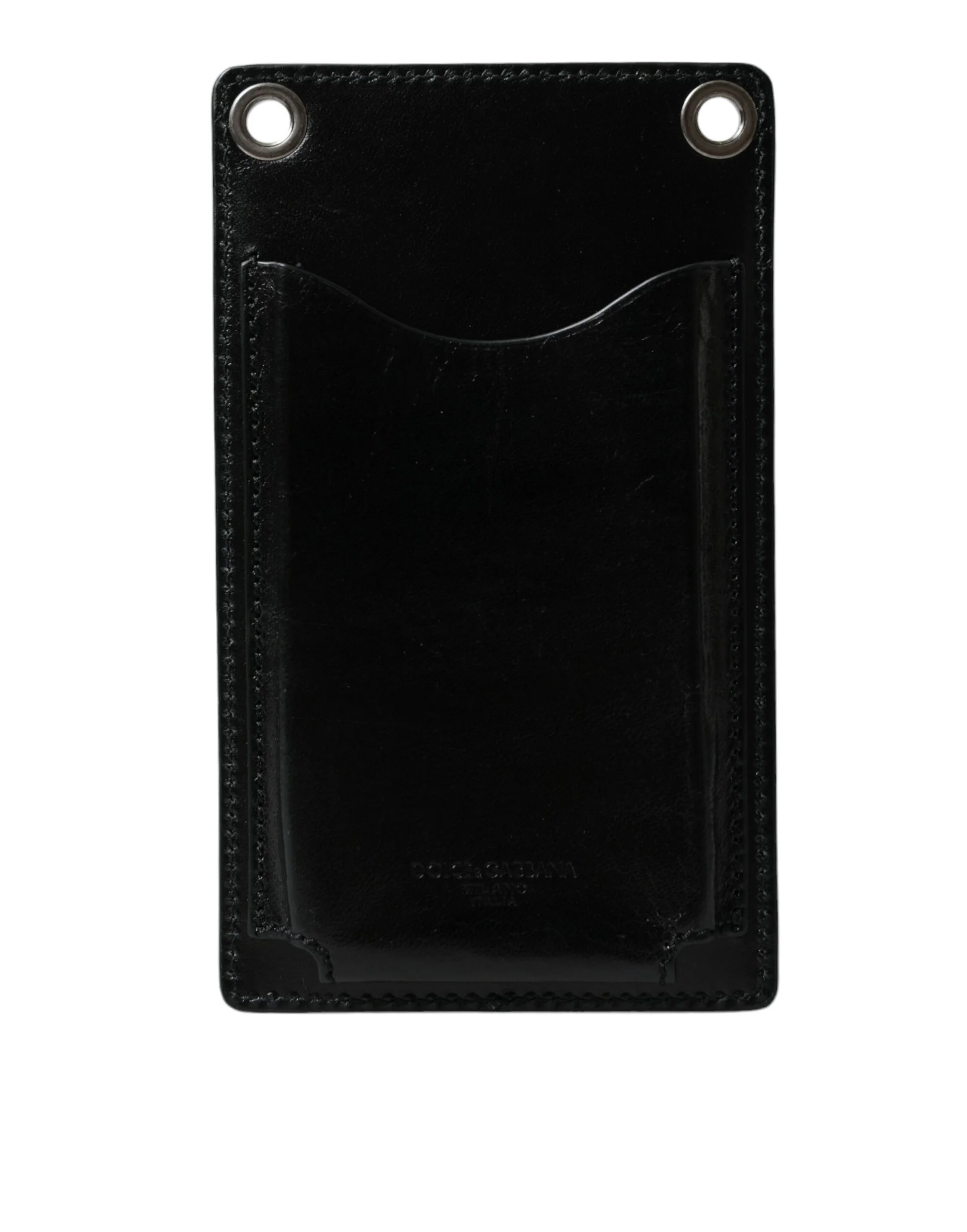 Dolce & Gabbana Leather Zip Logo Shoulder Strap Wallet - Image 2