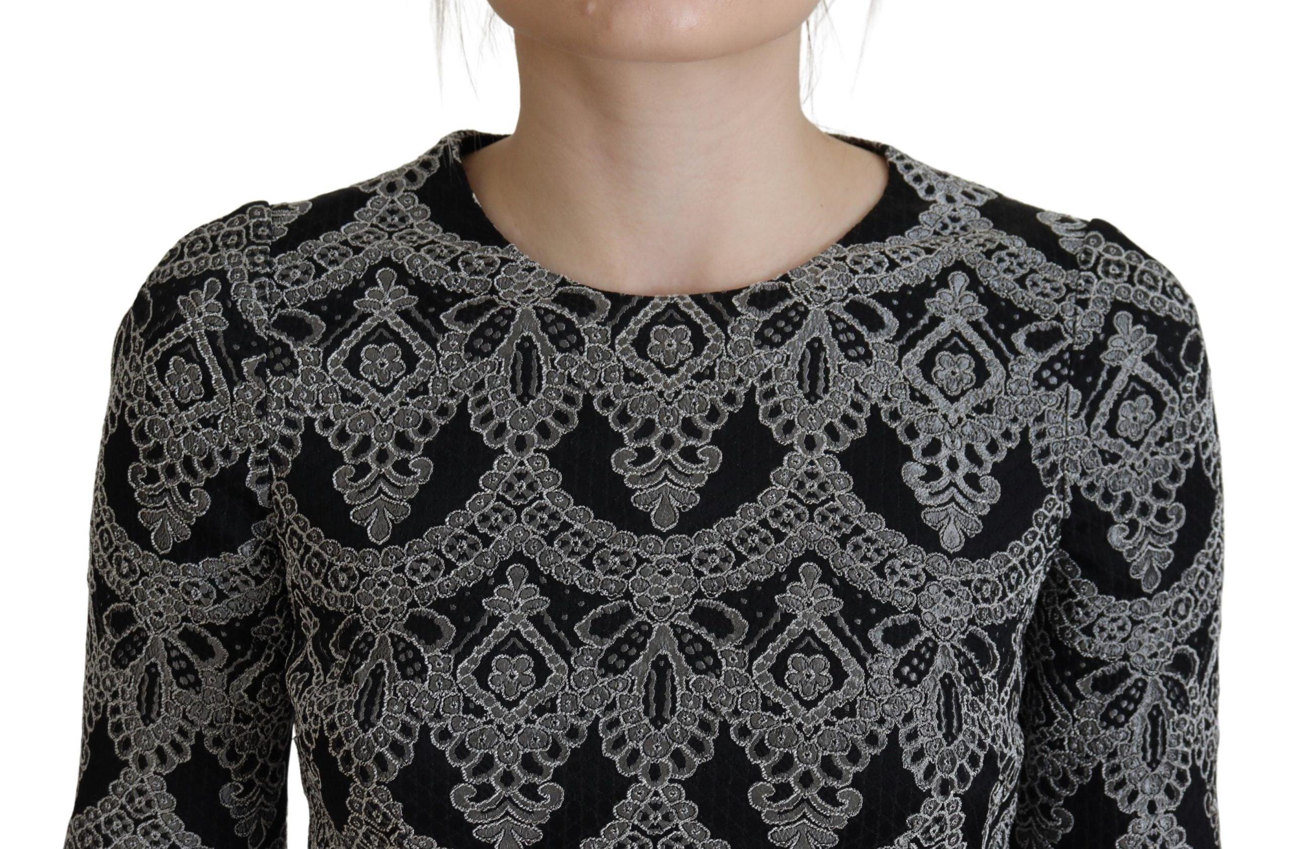 Dolce & Gabbana Jacquard Sheath Dress - Image 4