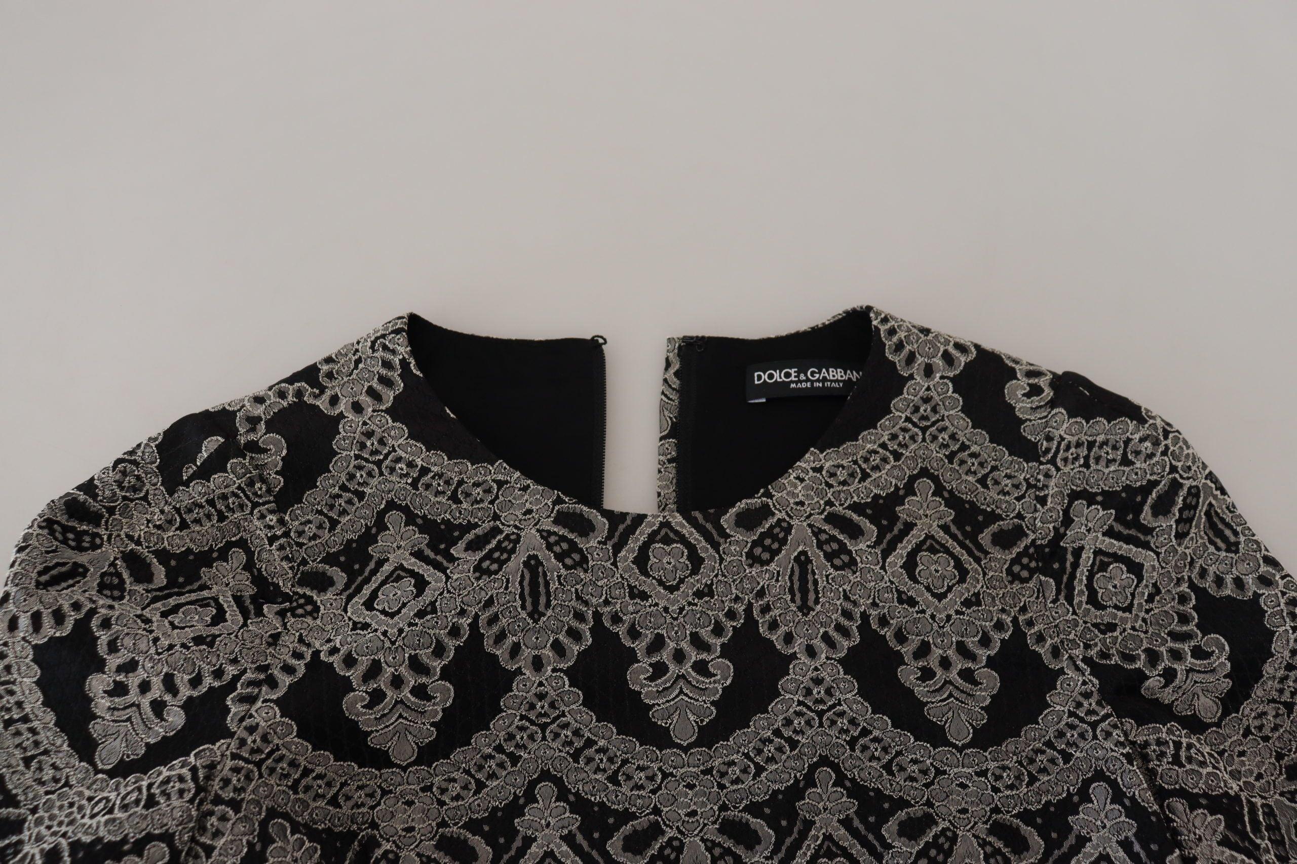 Dolce & Gabbana Jacquard Sheath Dress - Image 7