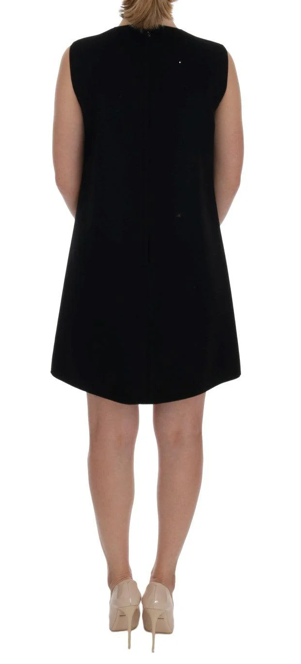 Dolce & Gabbana Black I AM A PRINCESS Crystal Shift Dress - Image 3