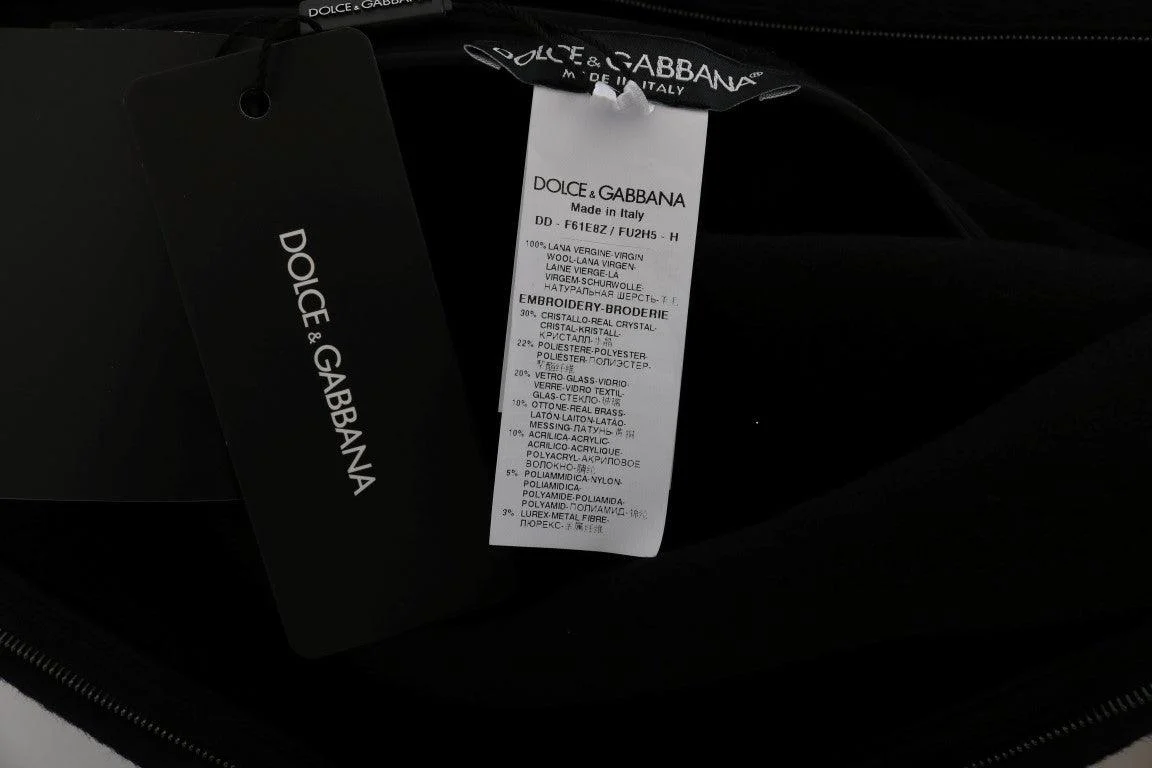 Dolce & Gabbana Black I AM A PRINCESS Crystal Shift Dress - Image 8