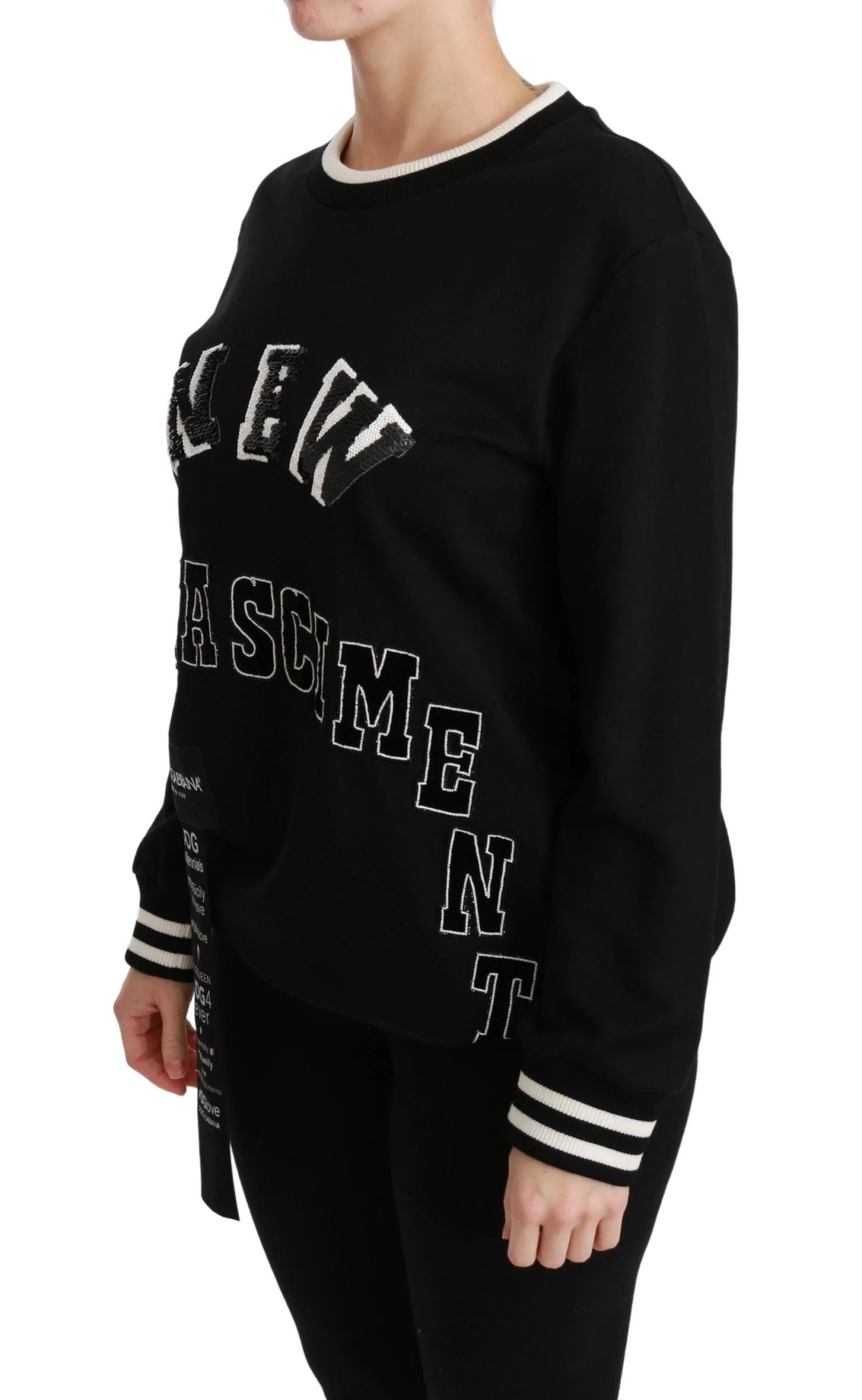 Dolce & Gabbana Black Rinascimento #DGmillennials Sweater - Image 3