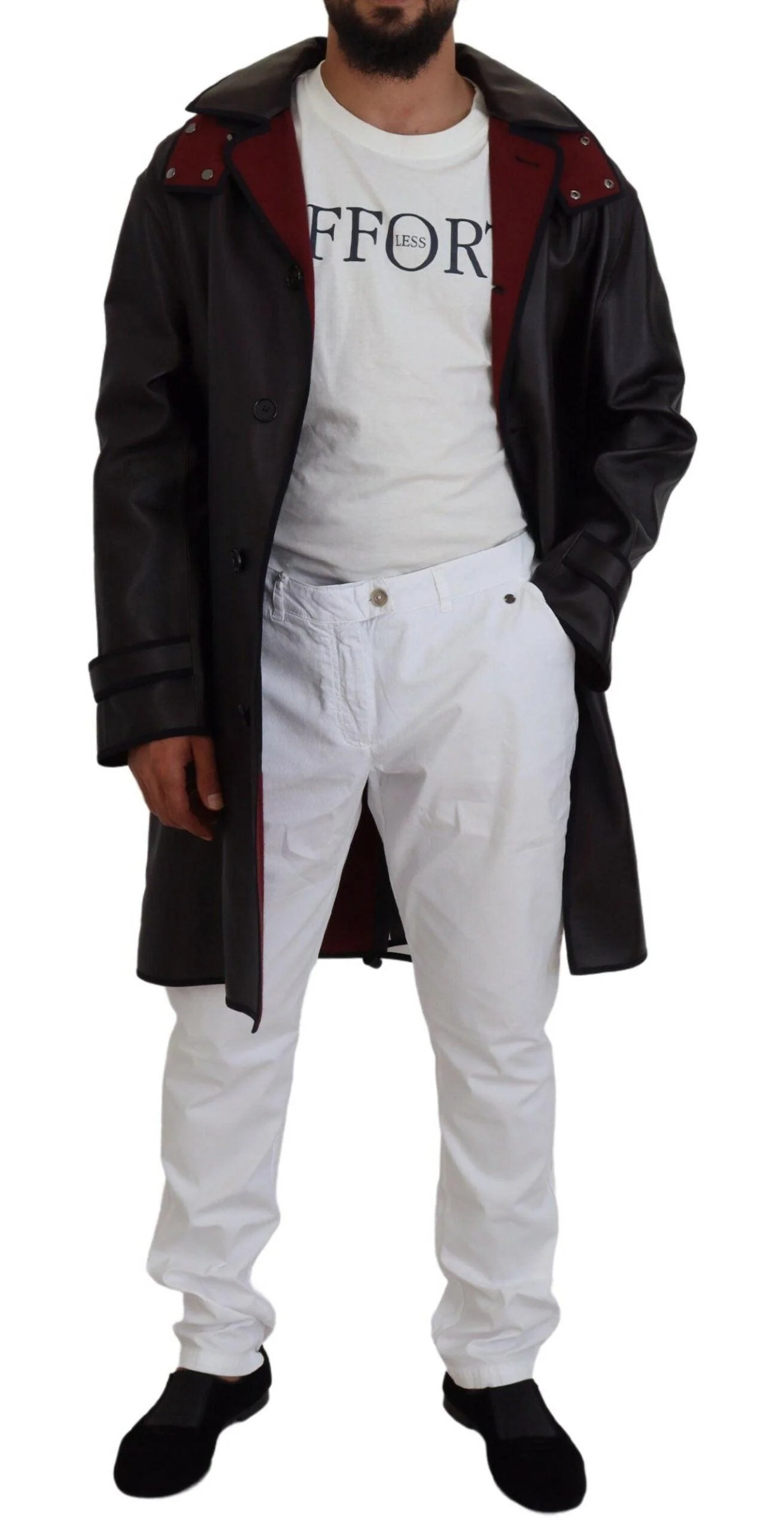 Dolce & Gabbana Black Trench Hooded Parka Cotton Jacket - Image 4