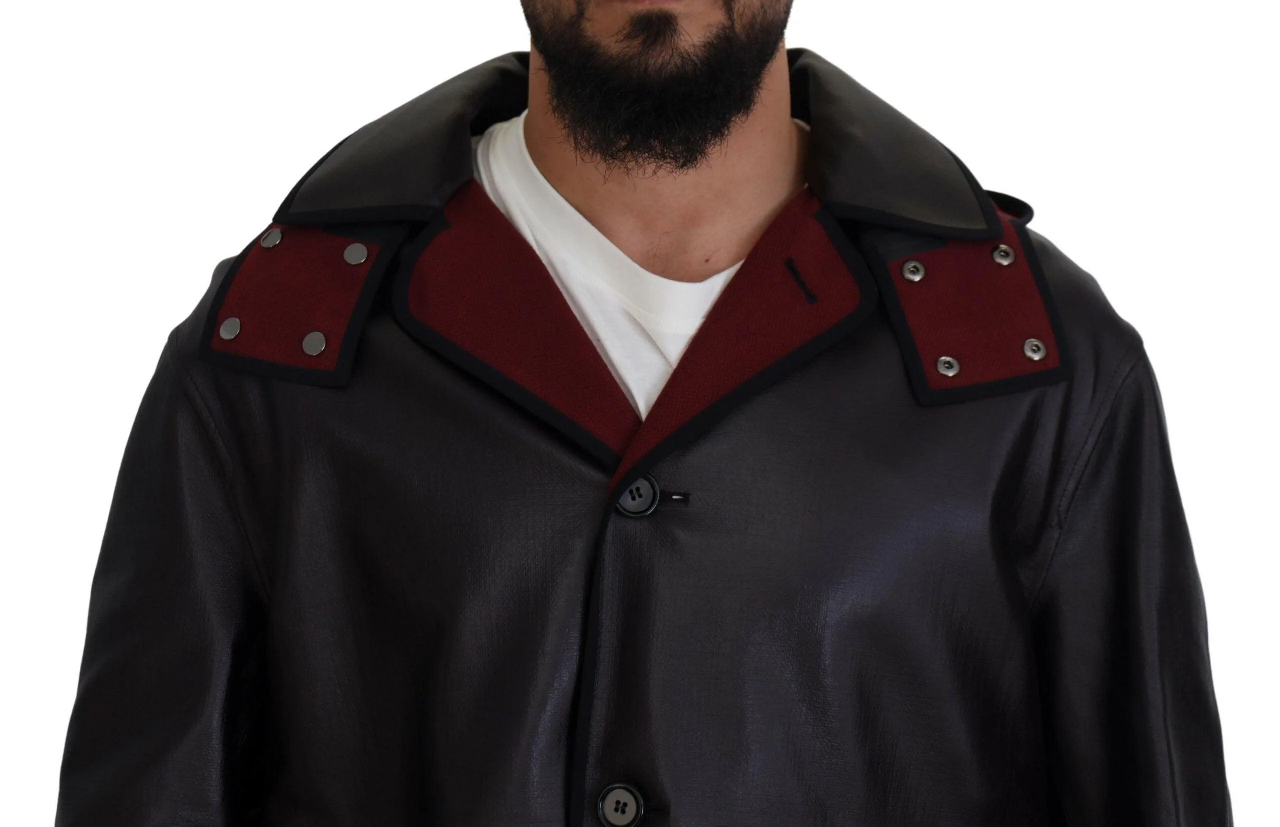 Dolce & Gabbana Black Trench Hooded Parka Cotton Jacket - Image 8