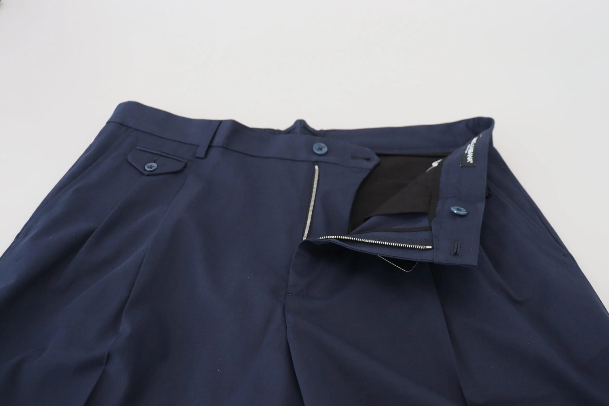 Dolce & Gabbana Blue Chinos Cotton Stretch Casual Shorts - Image 5