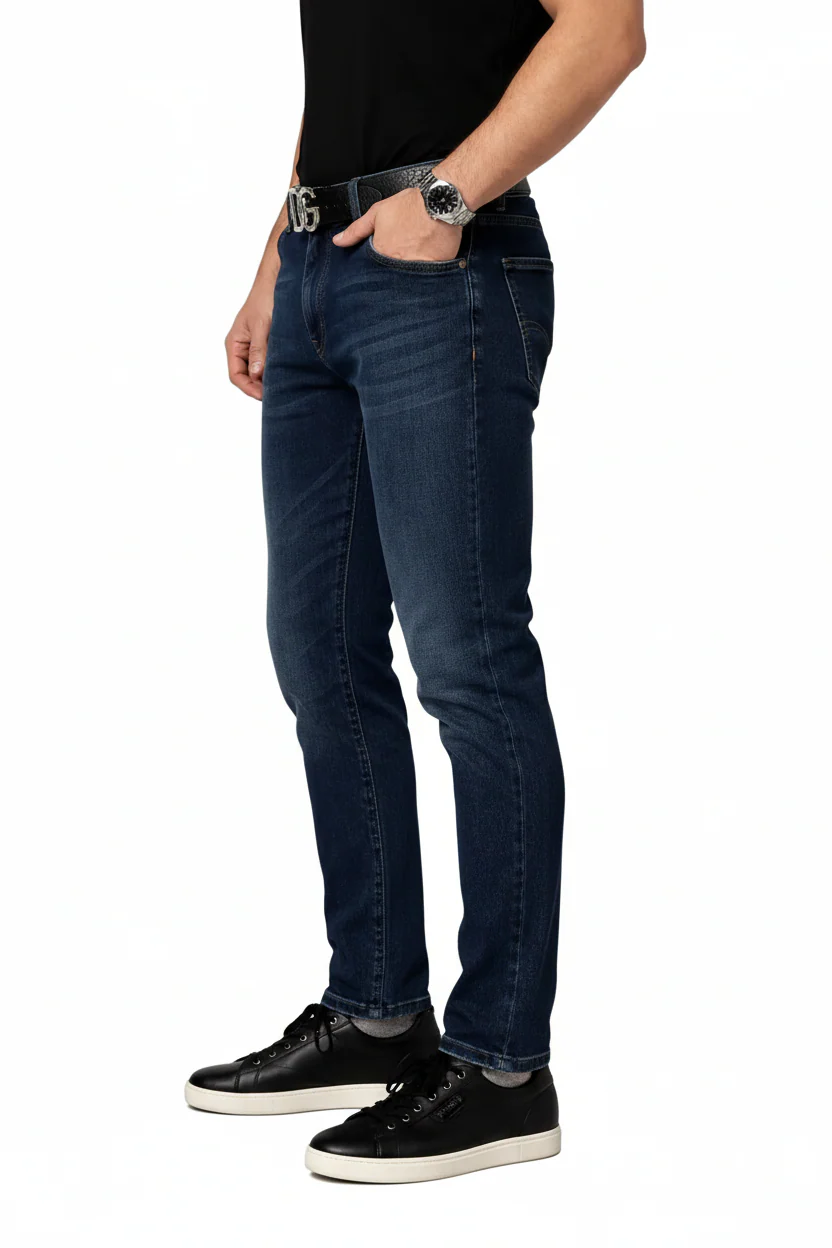 Dolce & Gabbana Blue Stretch Men’s Denim Jeans - Image 2