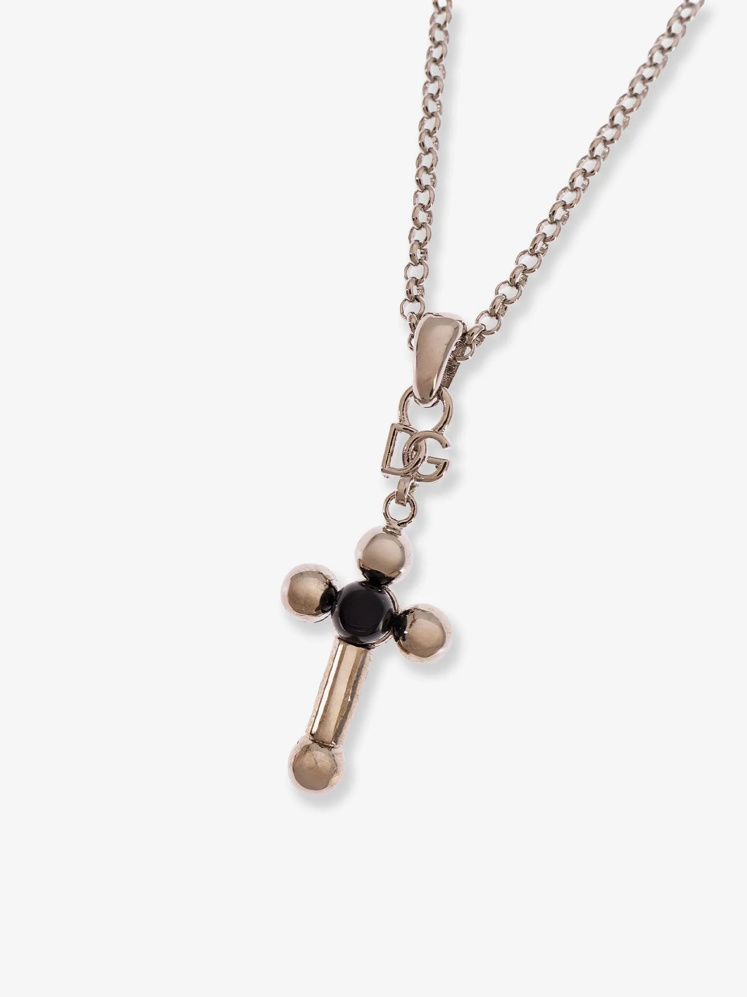 Dolce & Gabbana Brass Necklace With Iconic Crucifix - Image 2