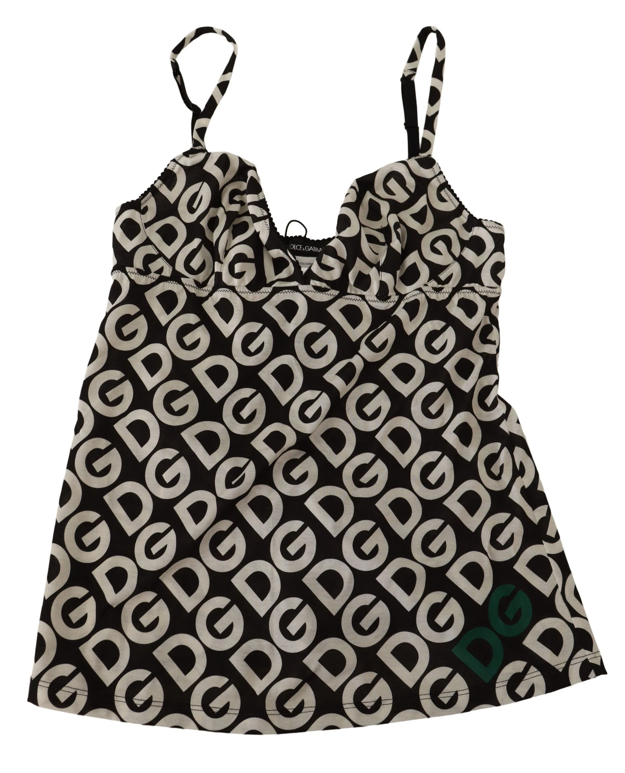 Dolce & Gabbana Chic Logo Print Camisole Tank Top - Image 4