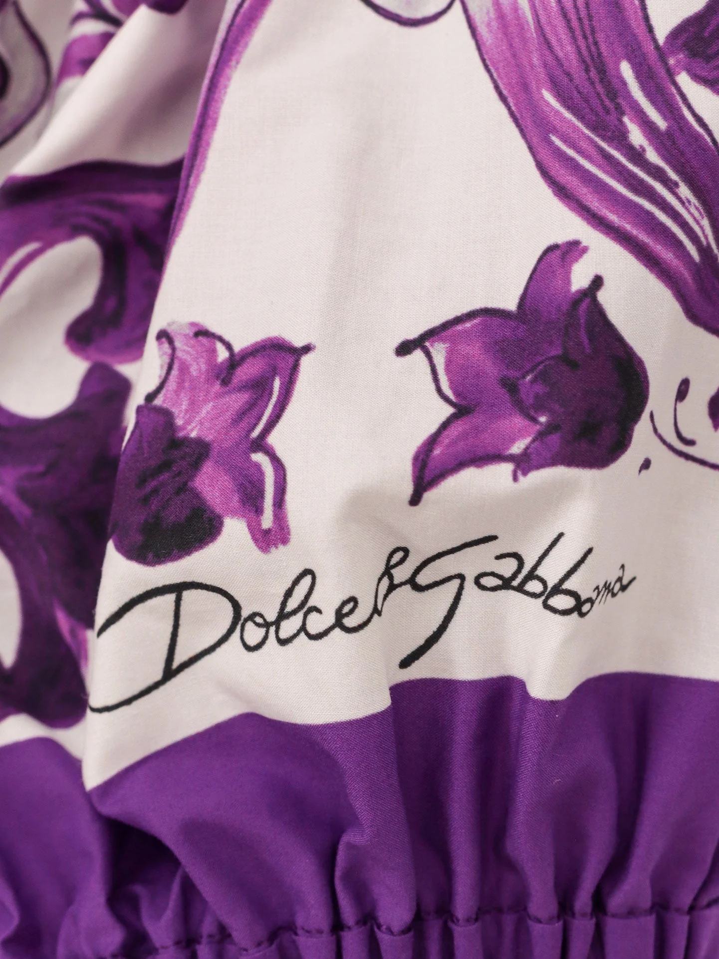 Dolce & Gabbana Cotton Top With Maiolica Print - Image 5