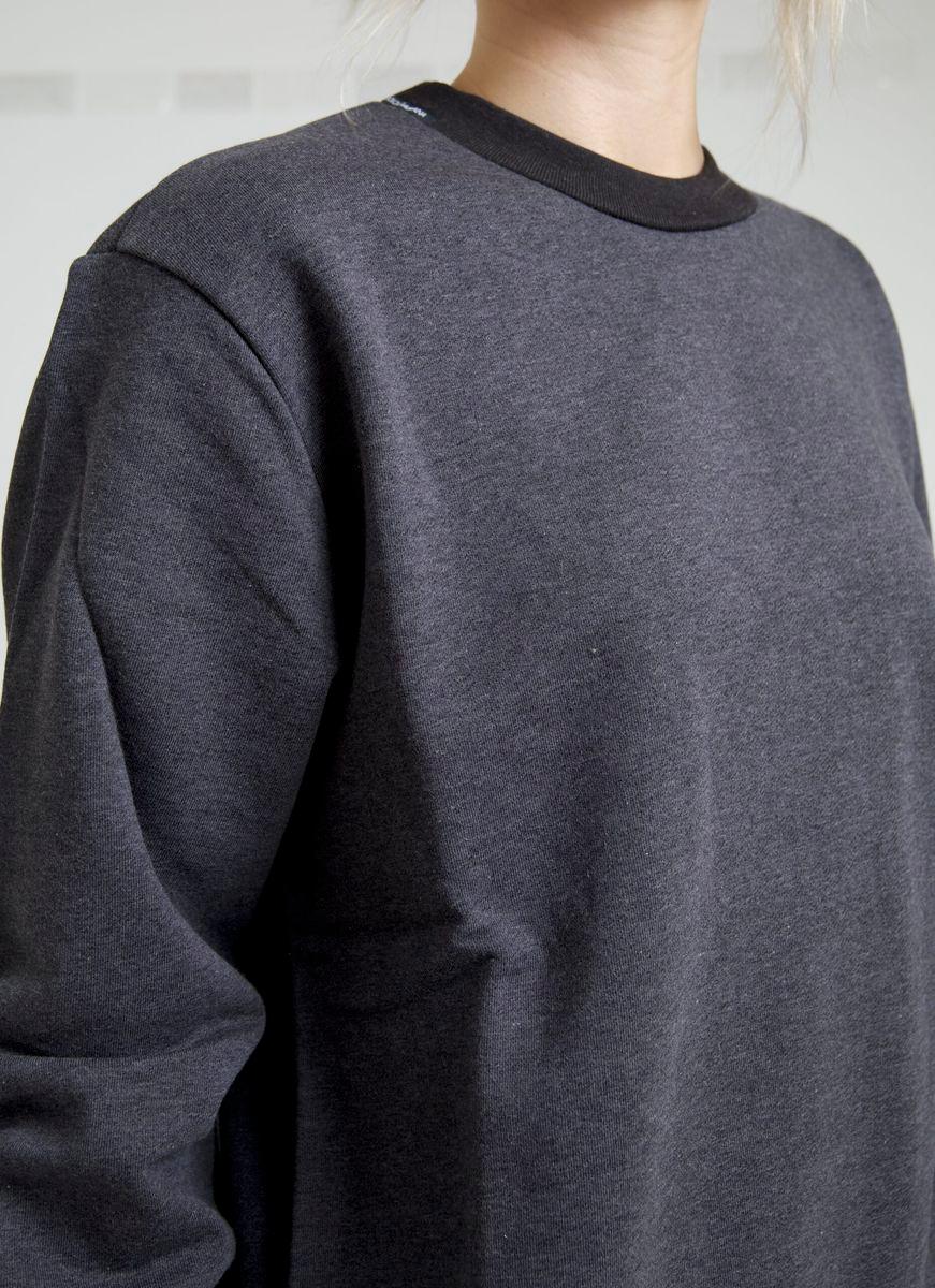 Dolce & Gabbana Dark Gray Cotton Crew Neck Pullover Sweater - Image 2