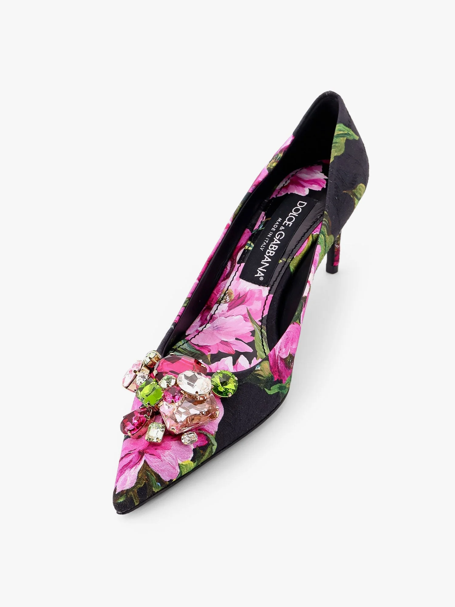 Dolce & Gabbana Fabric Décolleté With Floral Print - Image 5