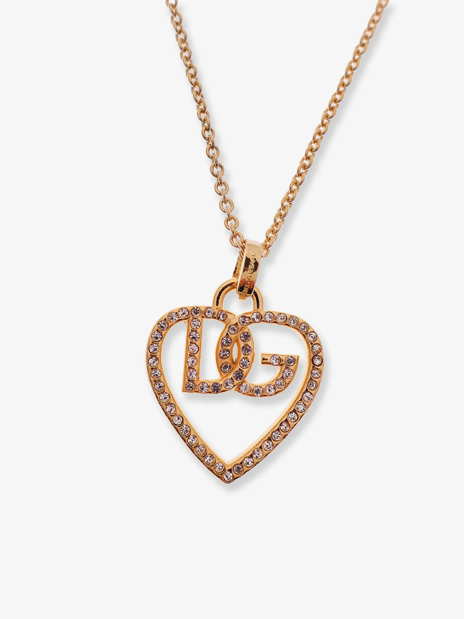 Dolce & Gabbana Gold Necklace With Rhinestones - Image 3