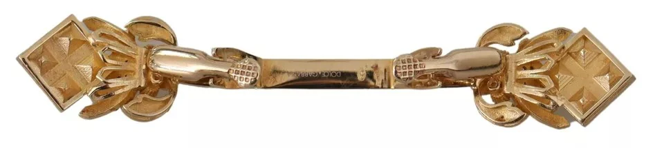 Dolce & Gabbana Crystal Collar Stop Brooch - Image 5