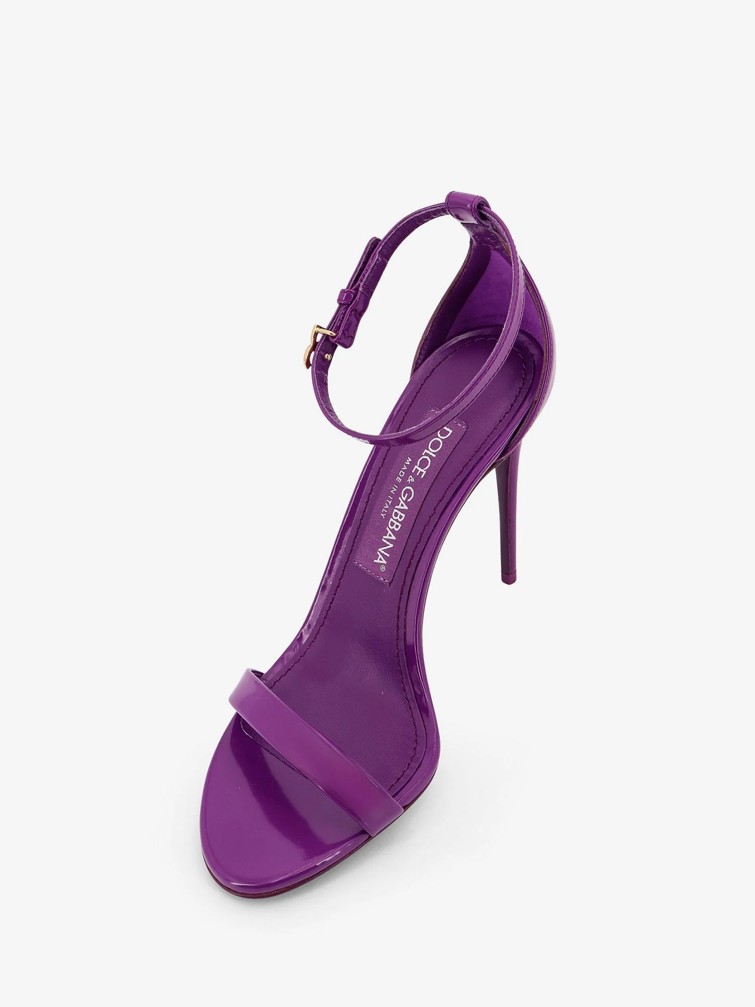 Dolce & Gabbana Keira Patent Leather Sandals - Image 4