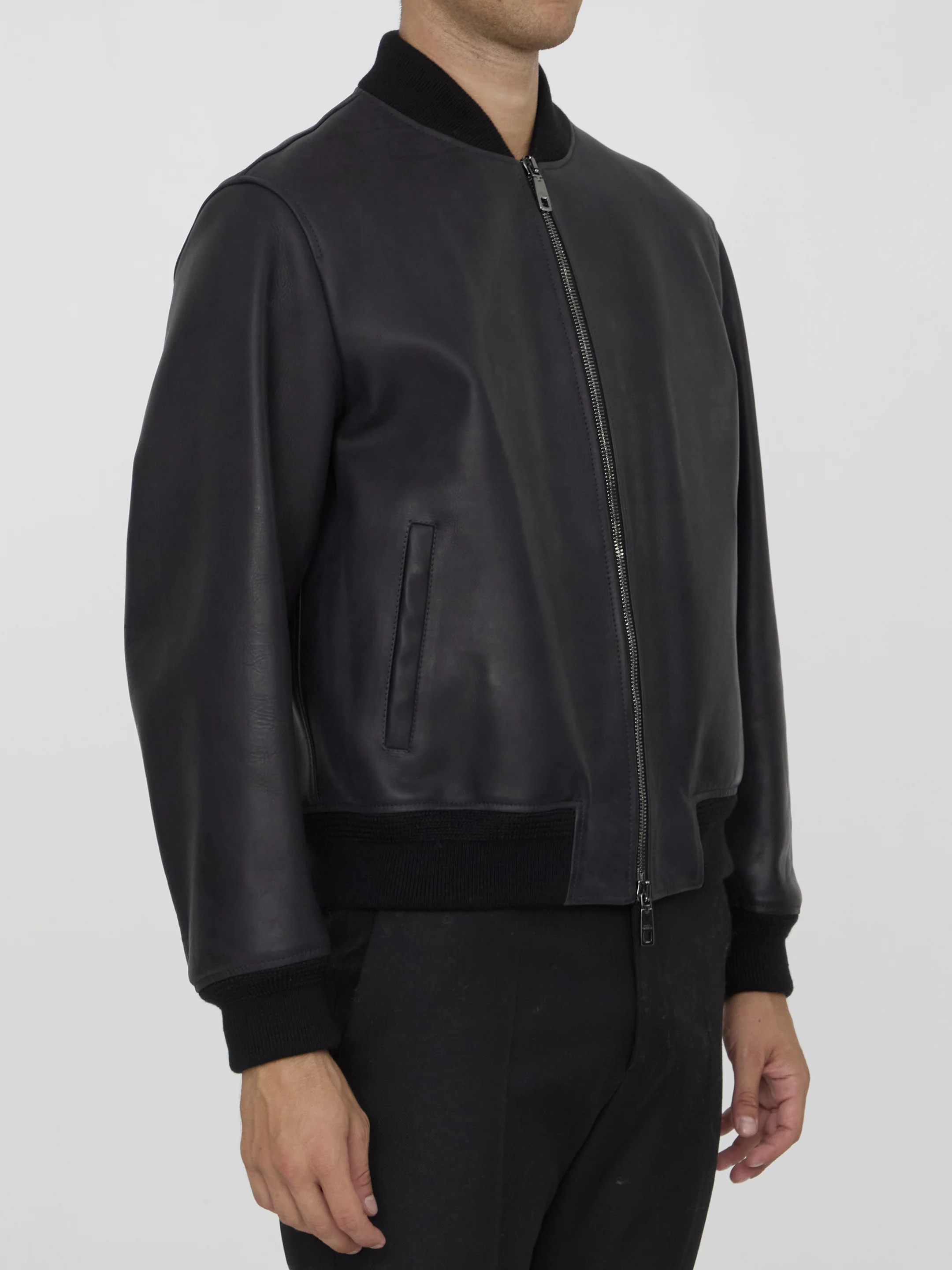 Dolce & Gabbana Leather Jacket - Image 2