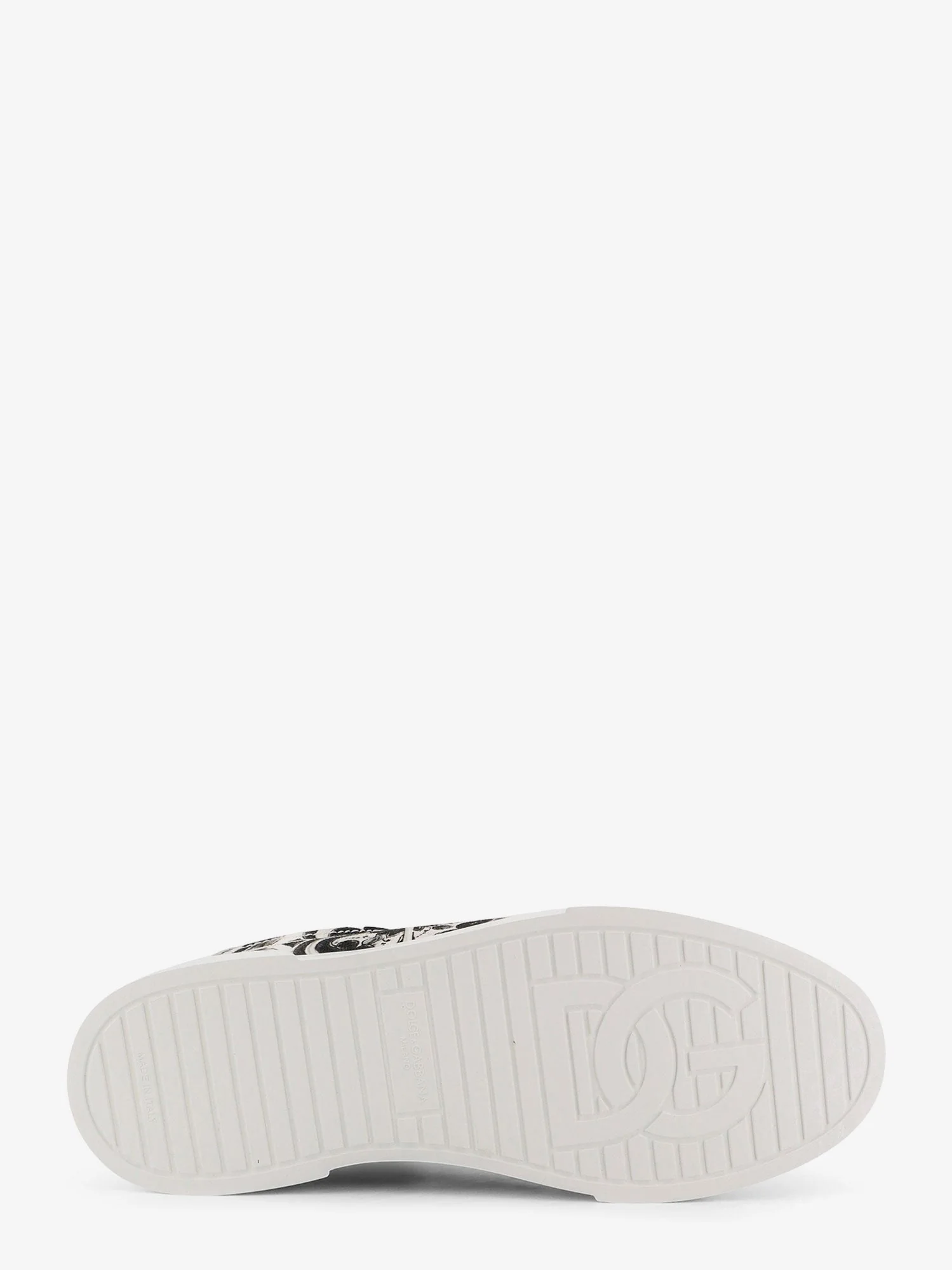 Dolce & Gabbana Leather Sneakers With Embossed Side Logo - Image 4