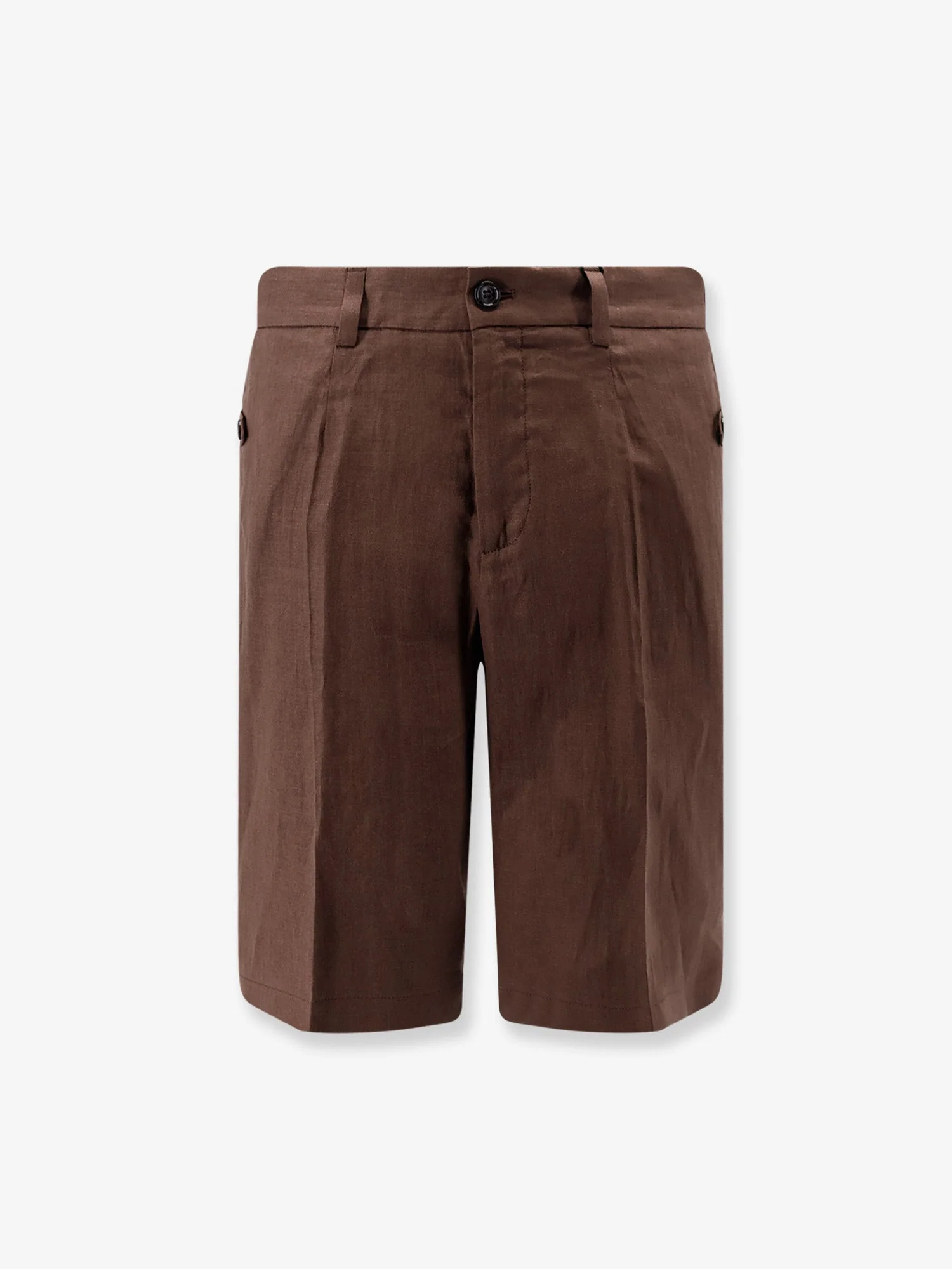 Dolce & Gabbana Linen And Cotton Blend Bermuda Shorts