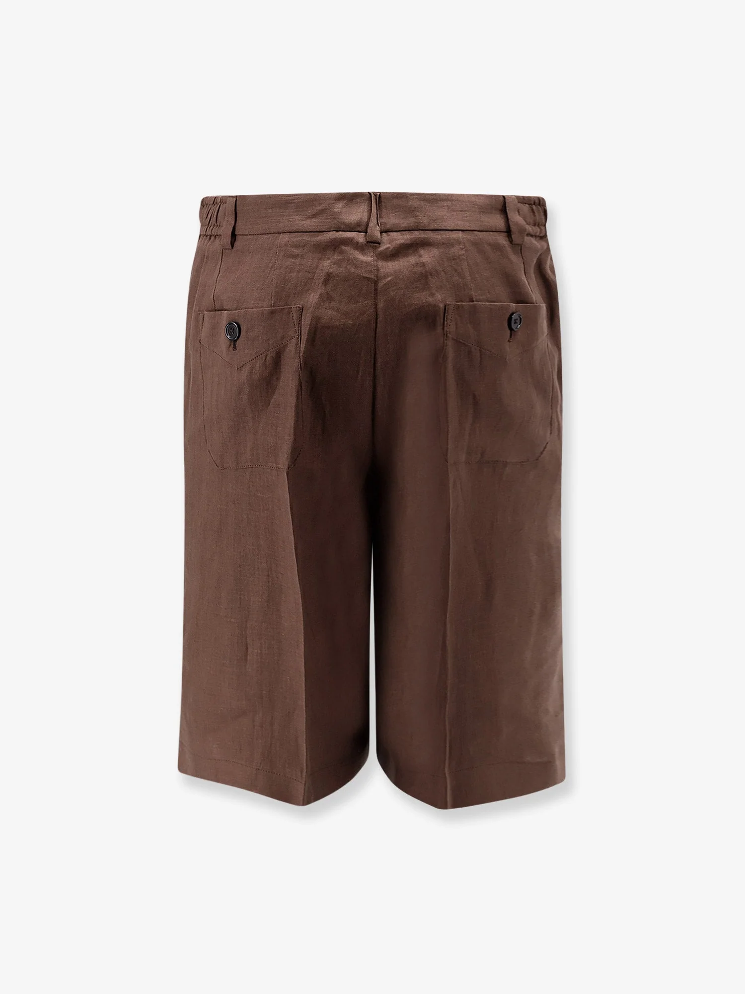 Dolce & Gabbana Linen And Cotton Blend Bermuda Shorts - Image 2