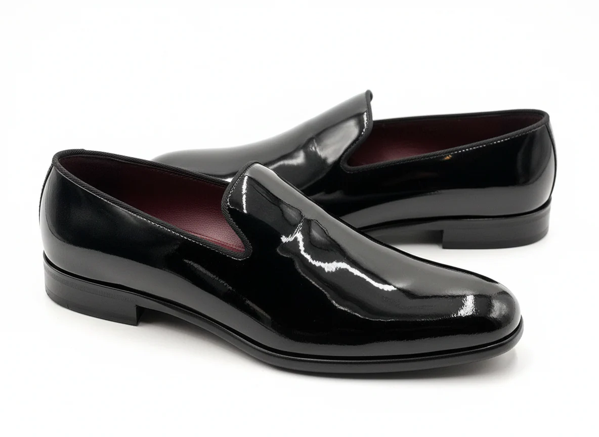 Dolce & Gabbana Men’s Black Patent Leather Loafers - Image 6