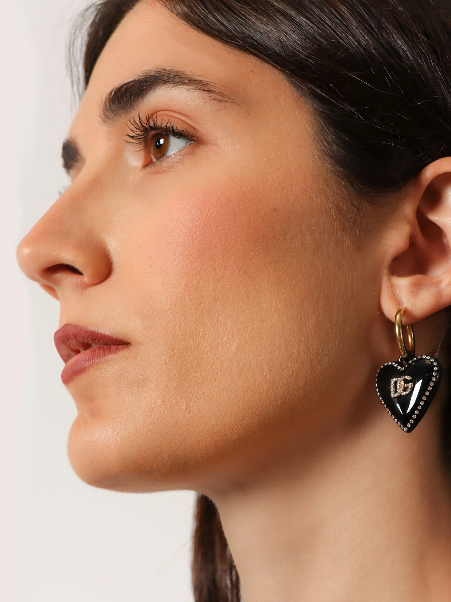 Dolce & Gabbana Metal Earrings With Rhinestones - Image 2