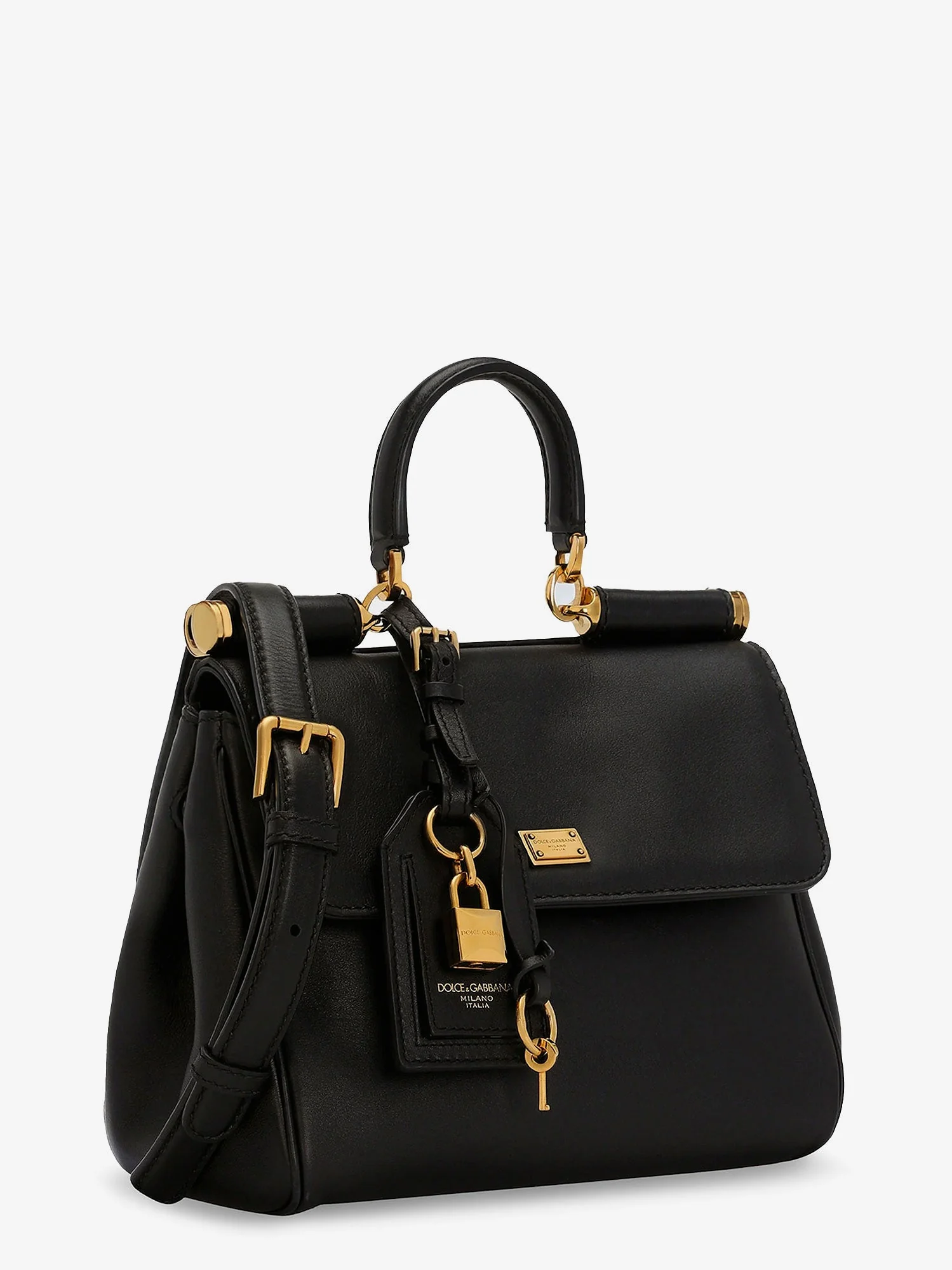 Dolce & Gabbana My Sicily Leather Shoulder Bag - Image 3