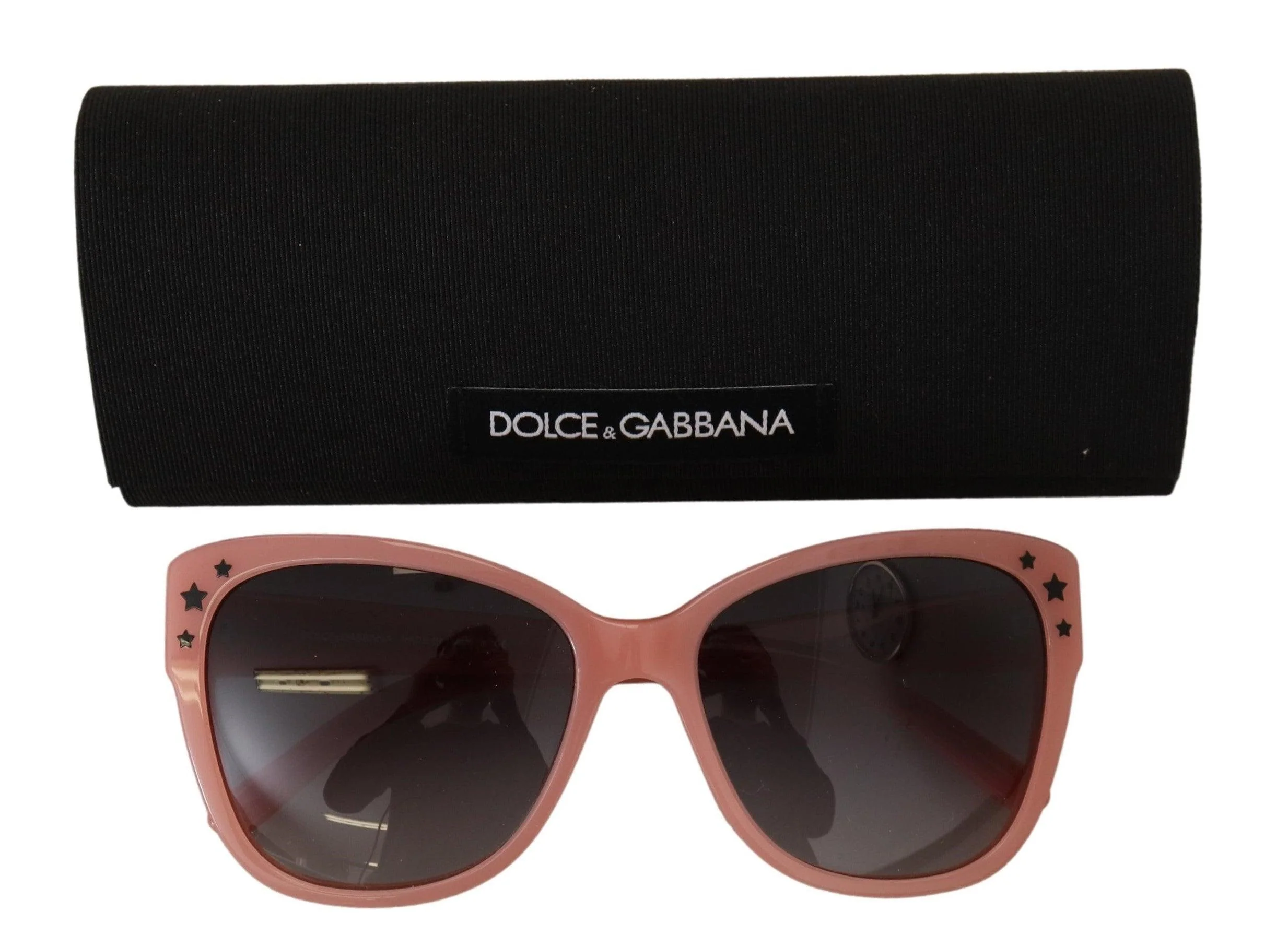 Dolce & Gabbana Pink Acetate Frame Stars Embellishment DG4124 Sunglasses - Image 11