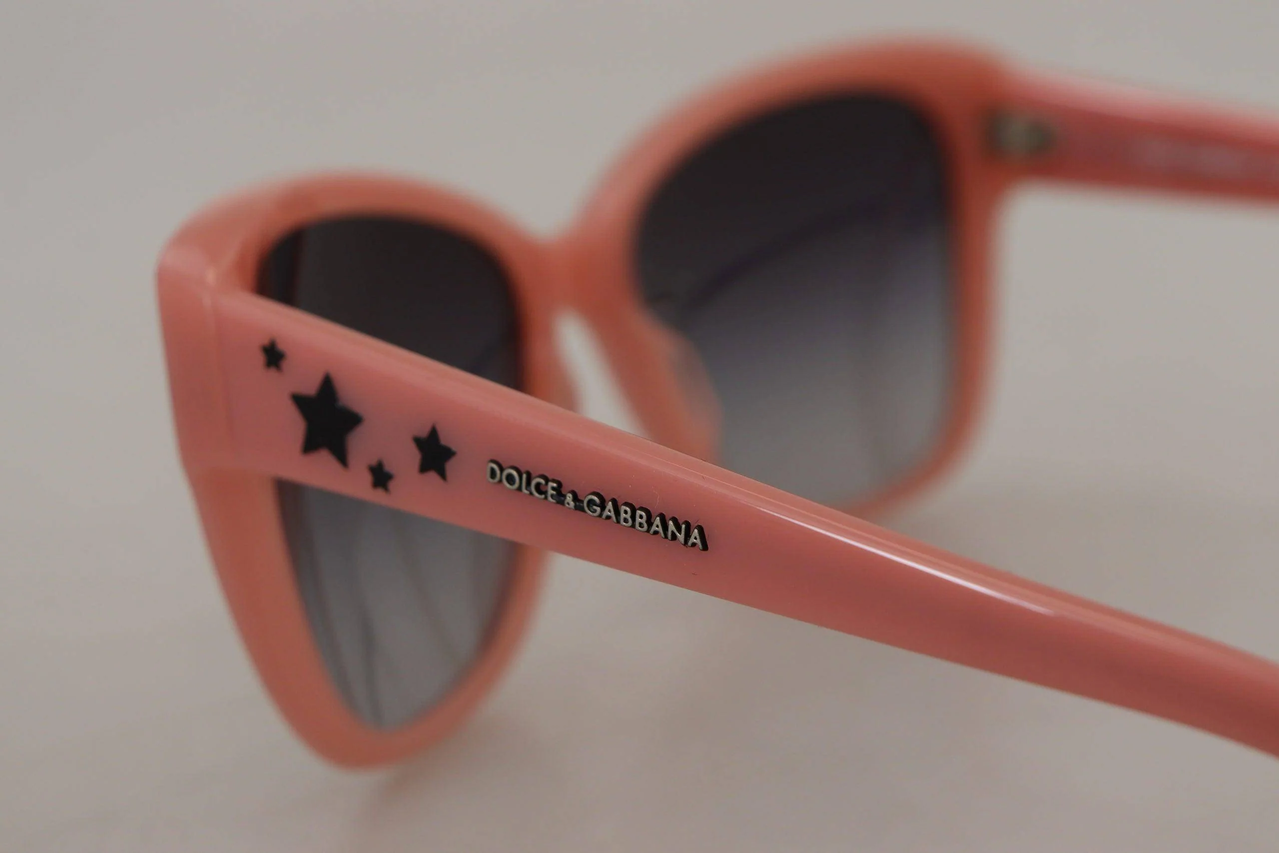 Dolce & Gabbana Pink Acetate Frame Stars Embellishment DG4124 Sunglasses - Image 6
