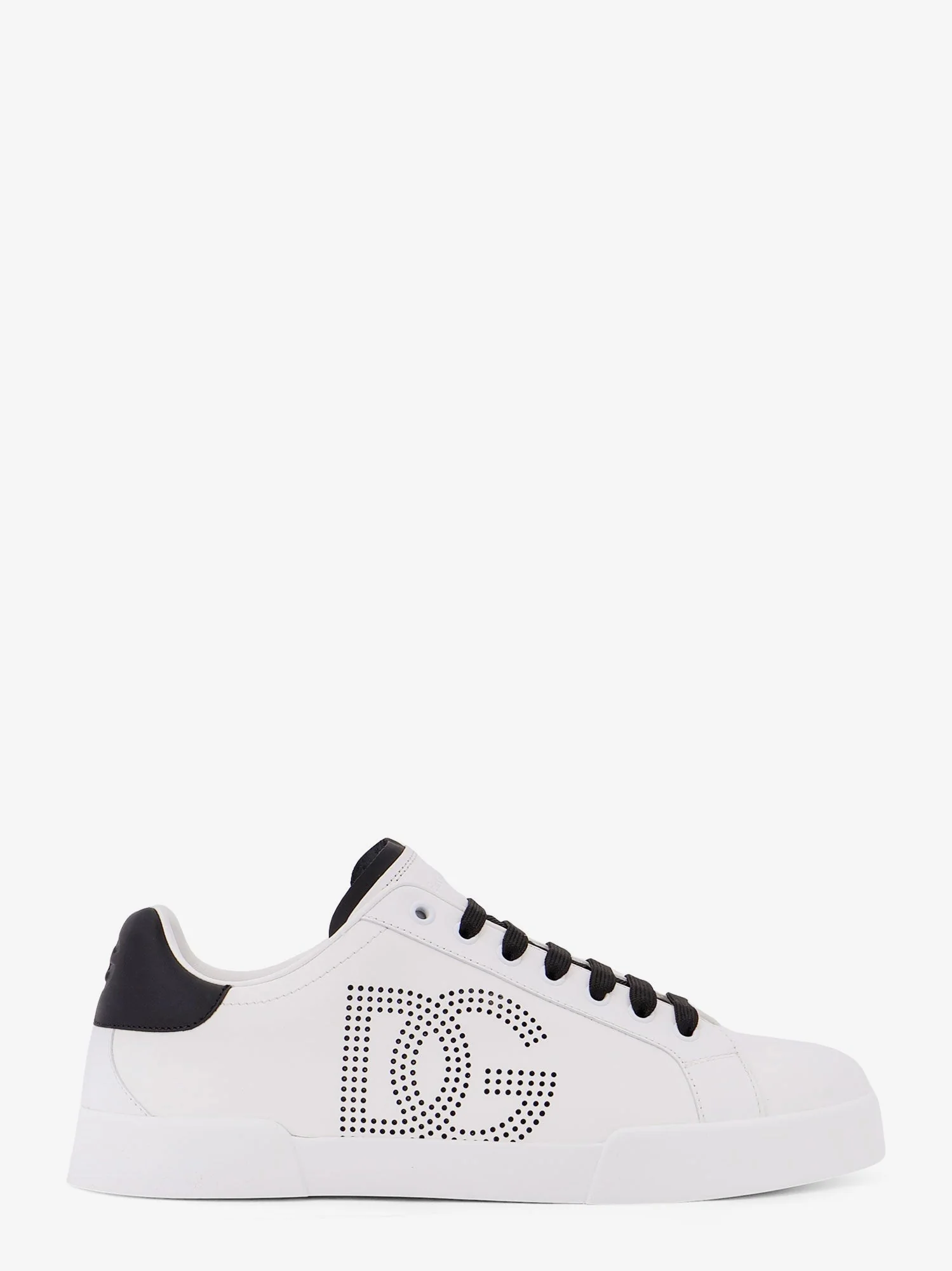Dolce & Gabbana Portofino Leather Low-Top Sneakers