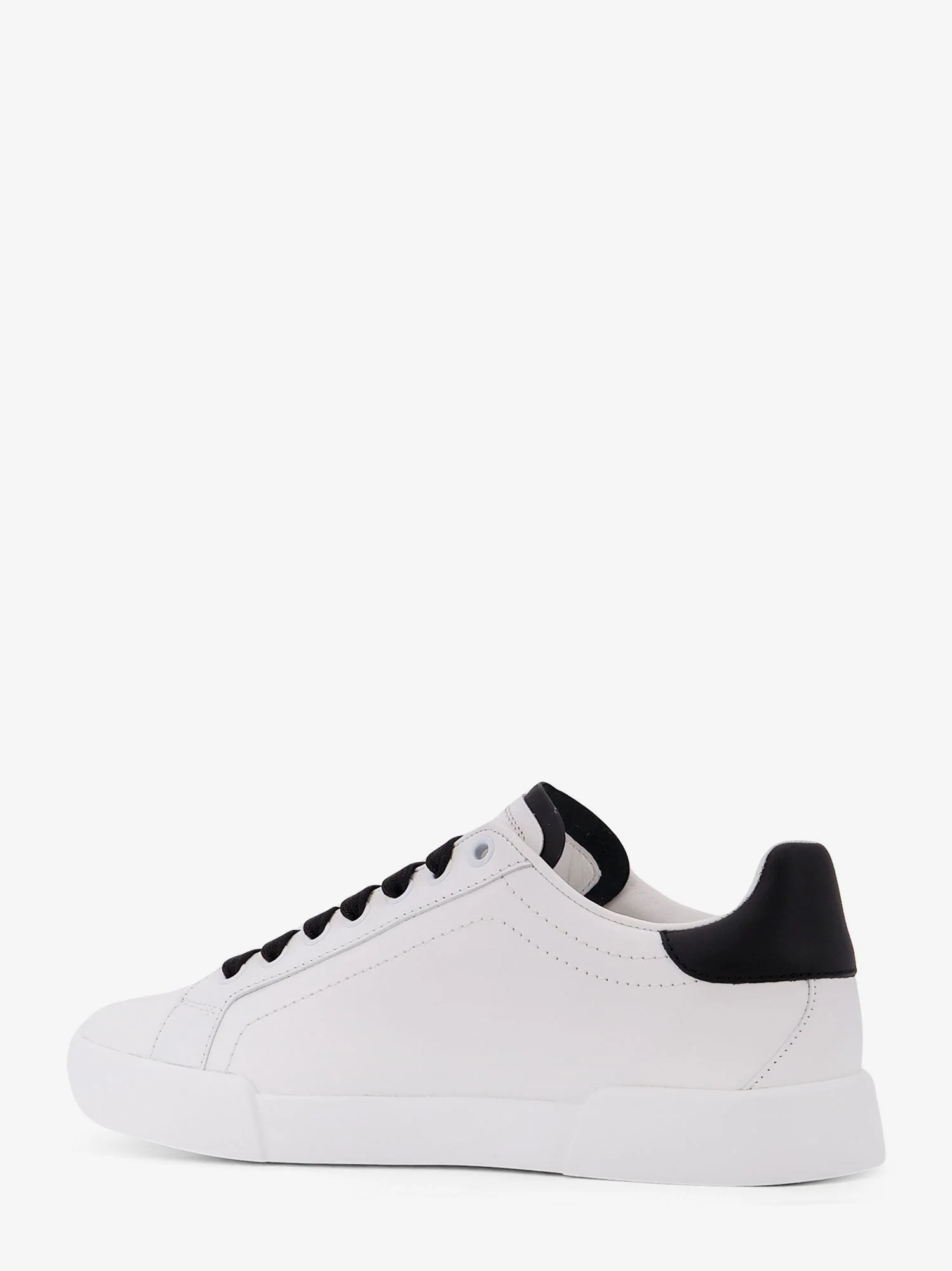 Dolce & Gabbana Portofino Light Strobel Leather Low-Top Sneakers - Image 3