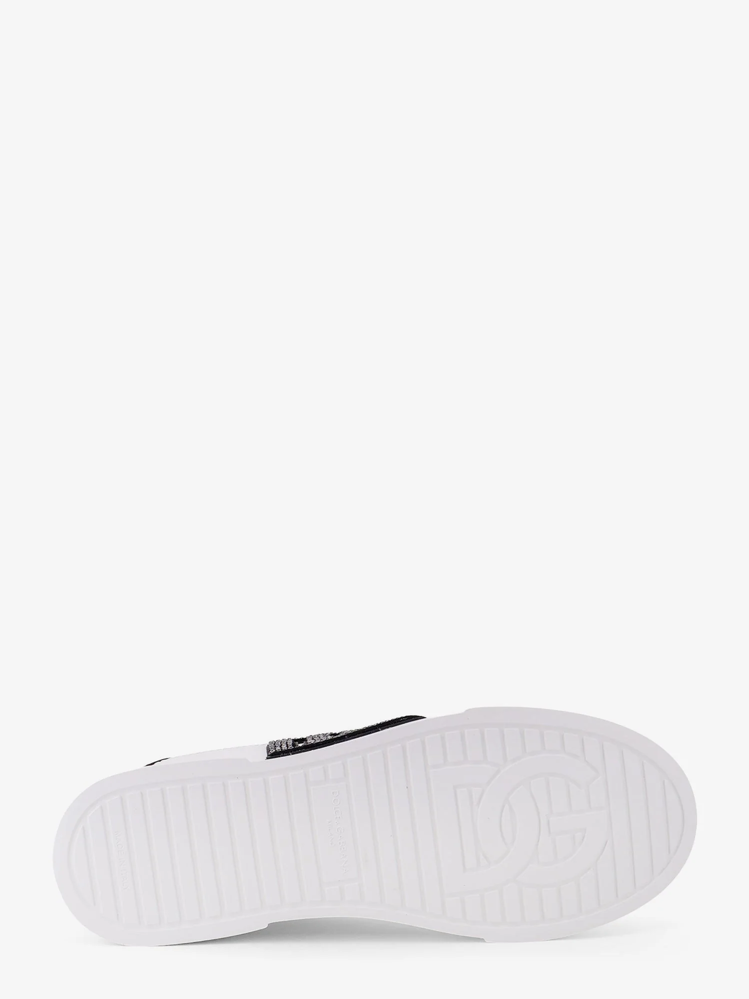Dolce & Gabbana Portofino Light Strobel Leather Low-Top Sneakers - Image 4