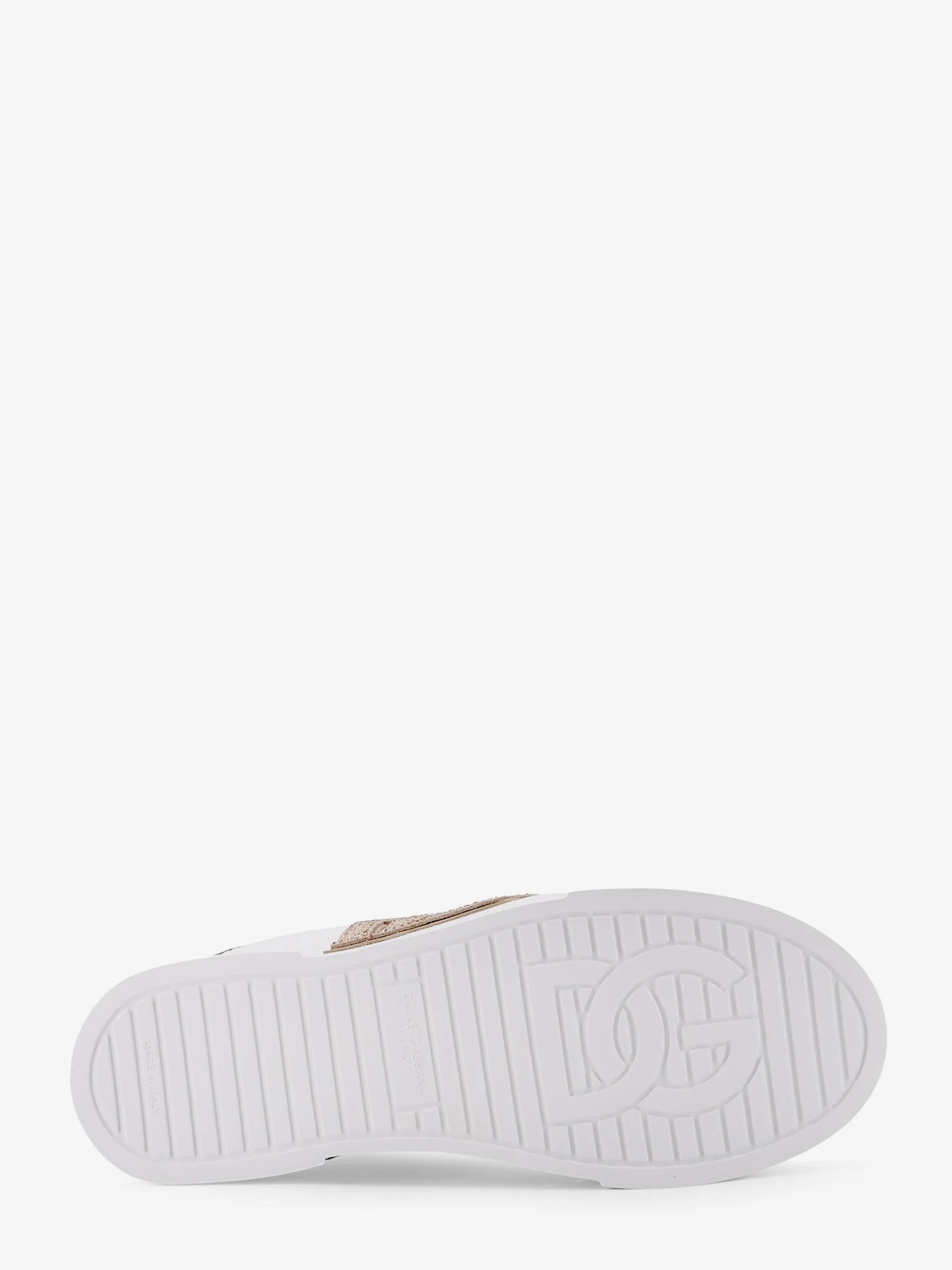 Dolce & Gabbana Portofino Light Strobel Leather Low-Top Sneakers - Image 9