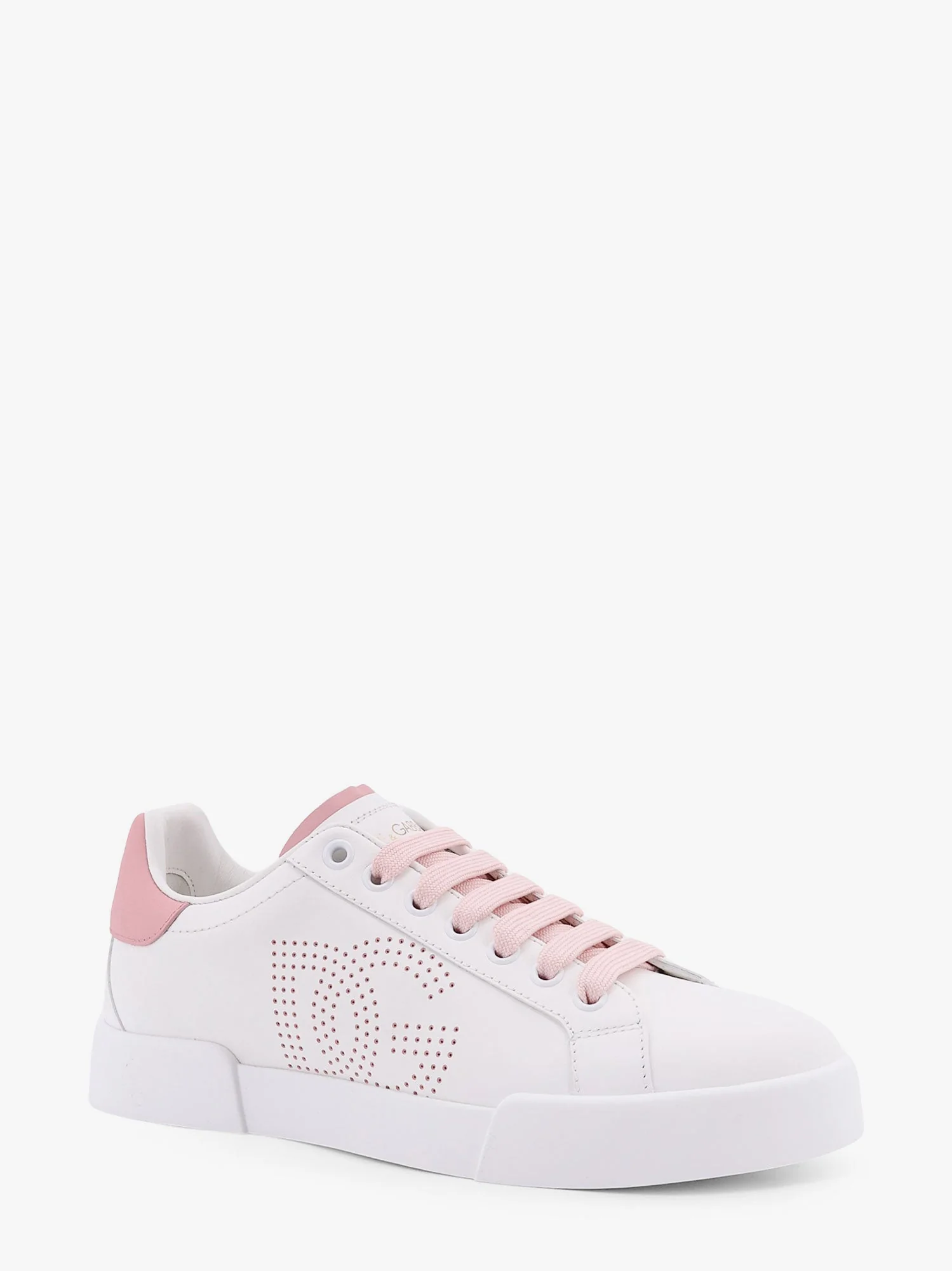 Dolce & Gabbana Portofino Low-Top Leather Sneakers With Lateral Monogram - Image 7