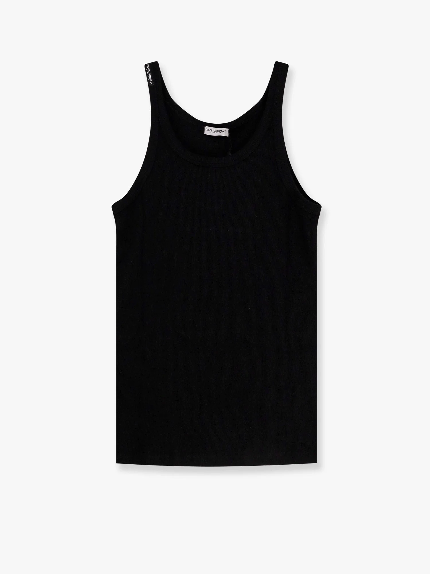 Dolce & Gabbana Ribbed Cotton Tank Top - Image 6