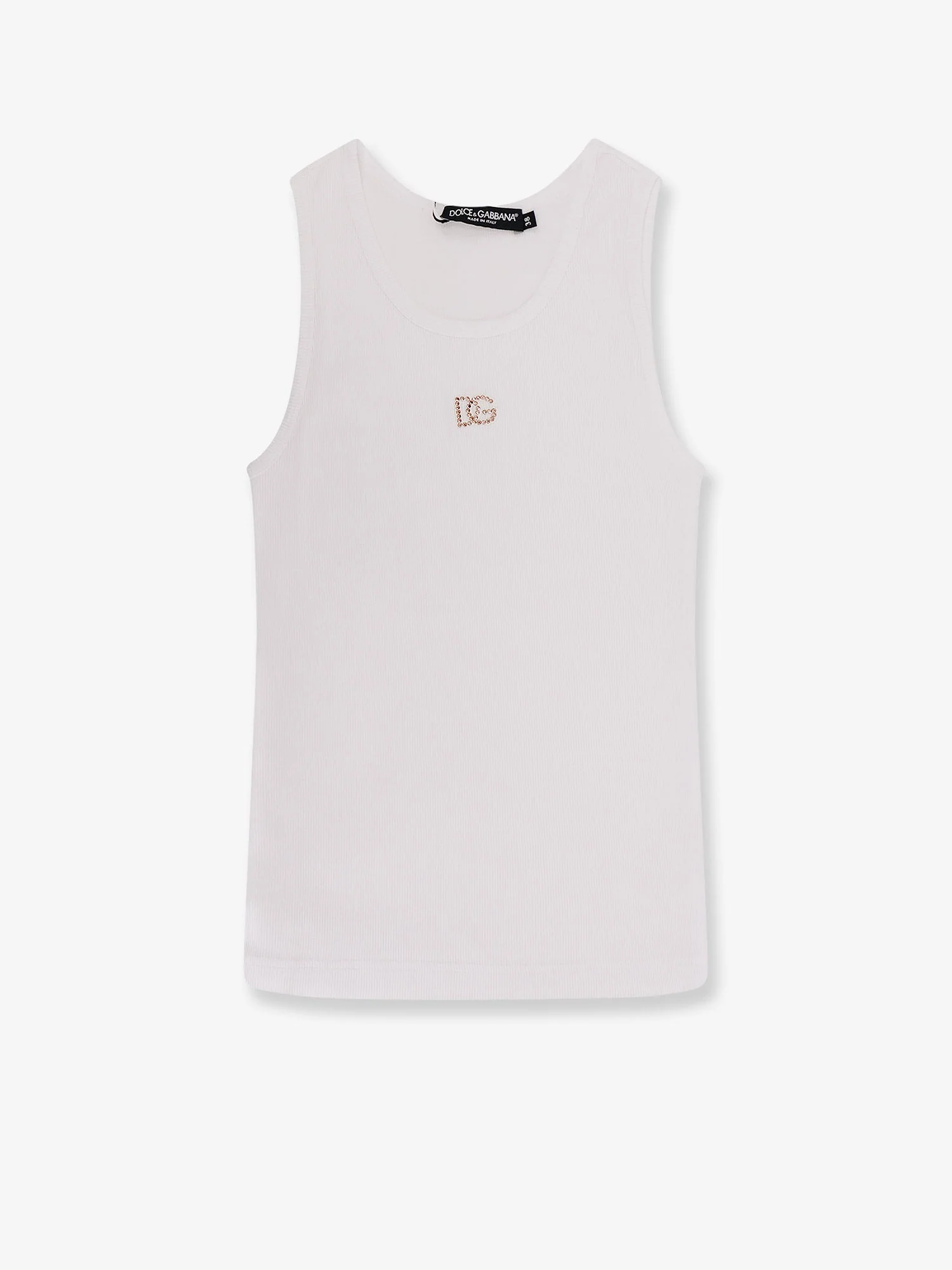Dolce & Gabbana Ribbed Cotton Top - Image 4