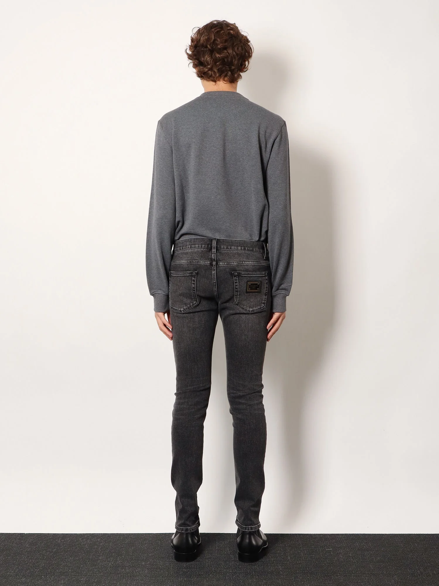 Dolce & Gabbana Skinny Grey Denim Jeans - Image 3