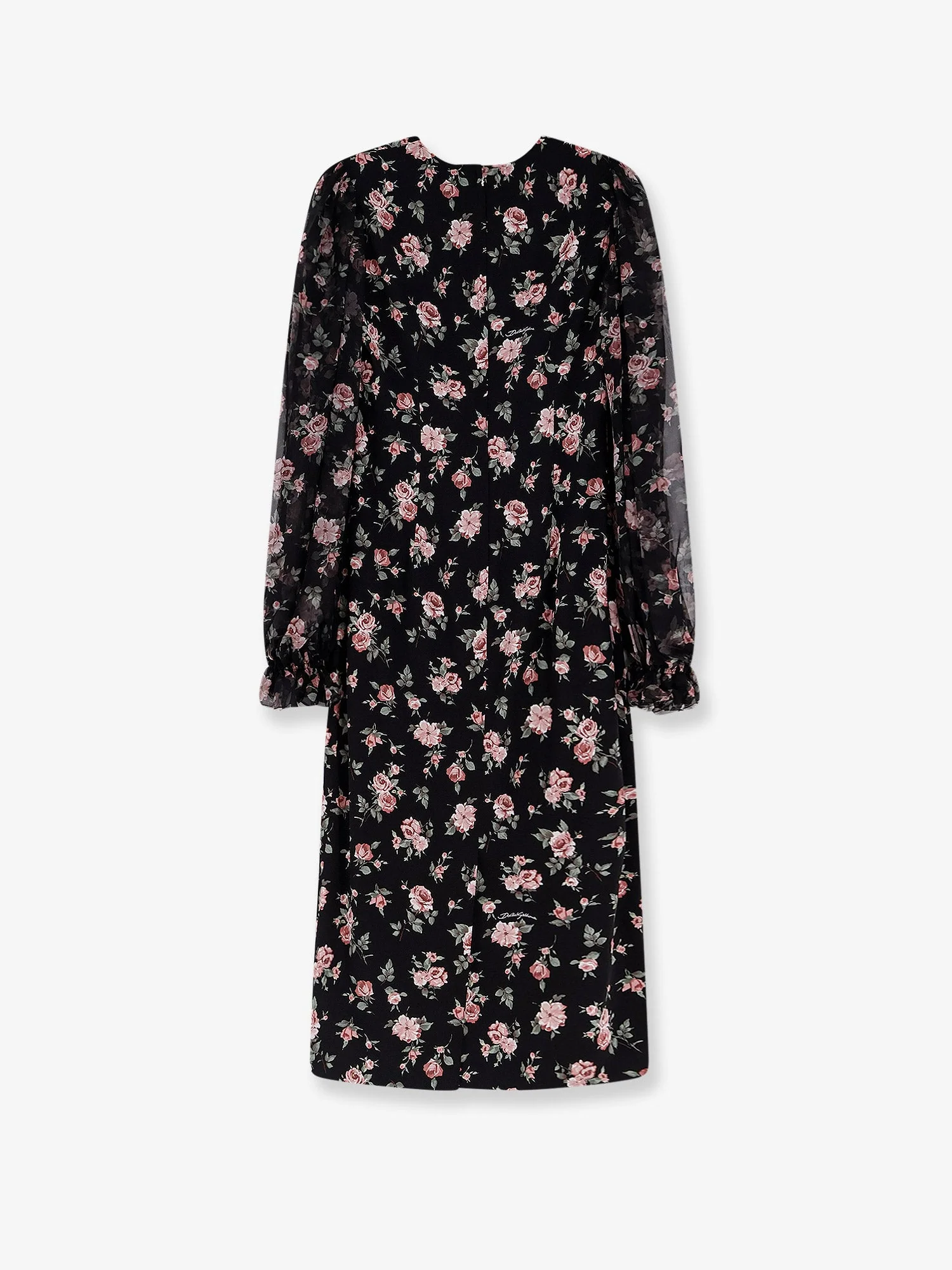 Dolce & Gabbana Stretch Silk Dress - Image 4