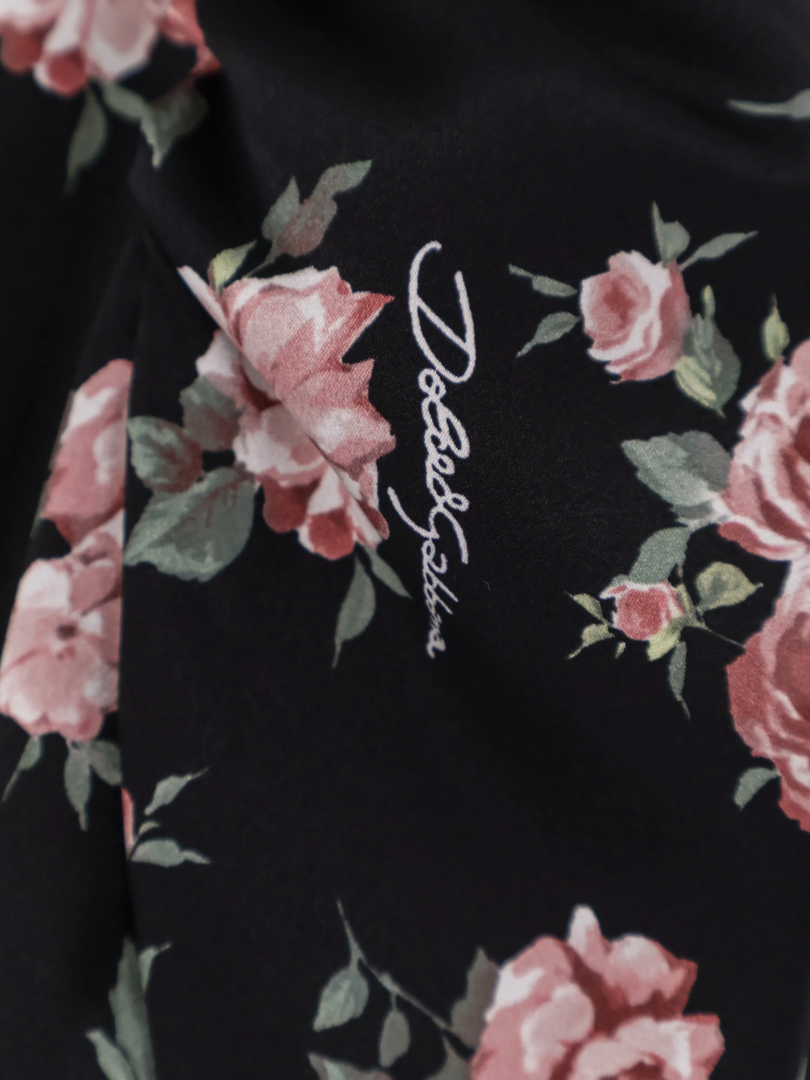 Dolce & Gabbana Stretch Silk Mini Dress With Iconic Print - Image 5