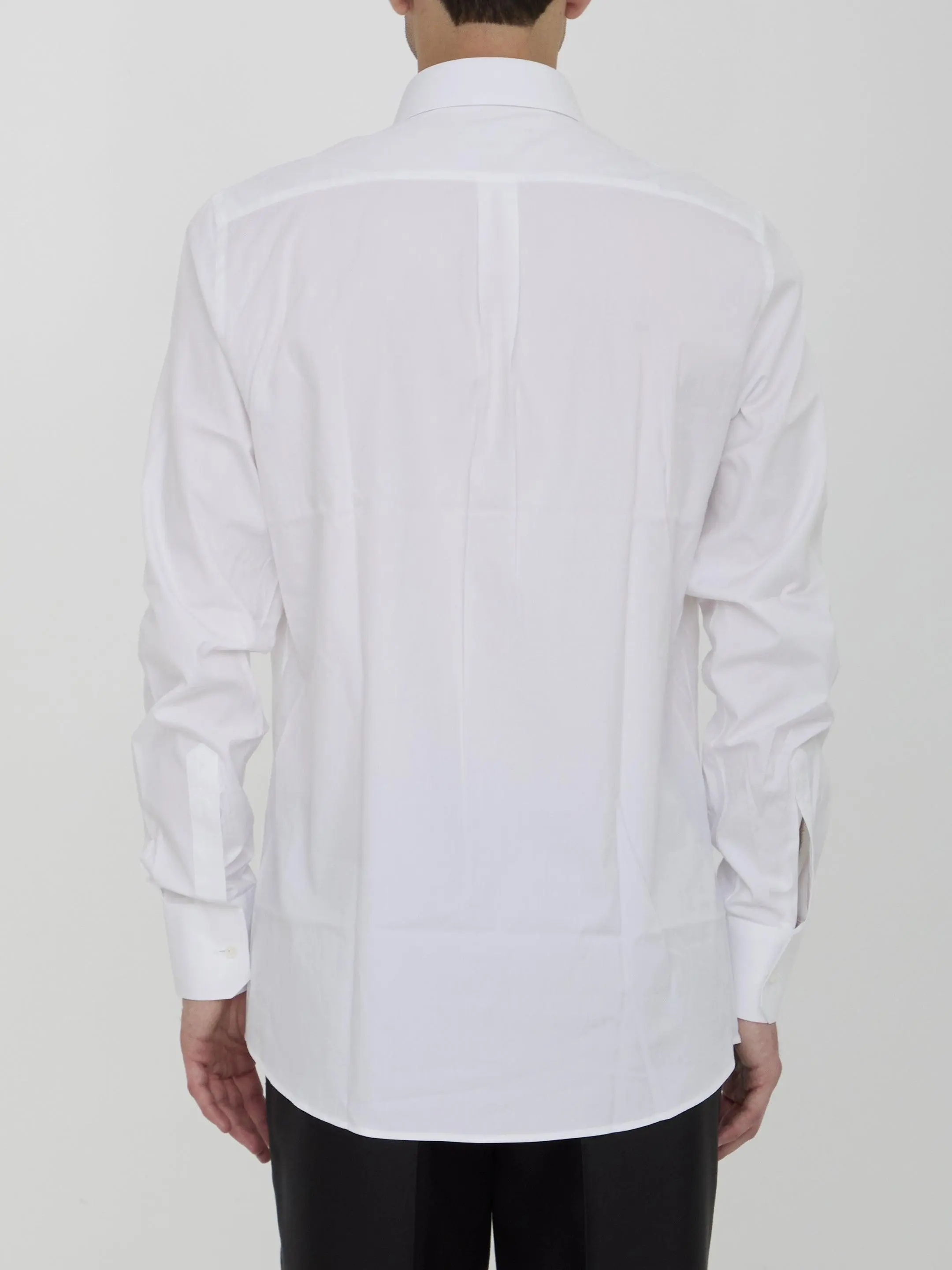 Dolce & Gabbana Tuxedo Shirt In White - Image 4