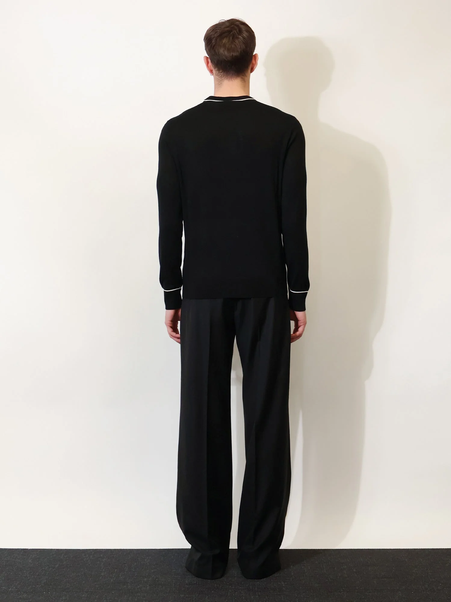 Dolce & Gabbana Virgin Wool Sweater With Embroidered Dg Logo - Image 3