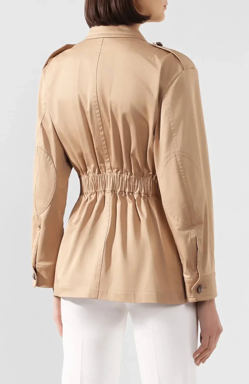 Dolce & Gabbana Beige Cotton Safari Jacket - Image 3