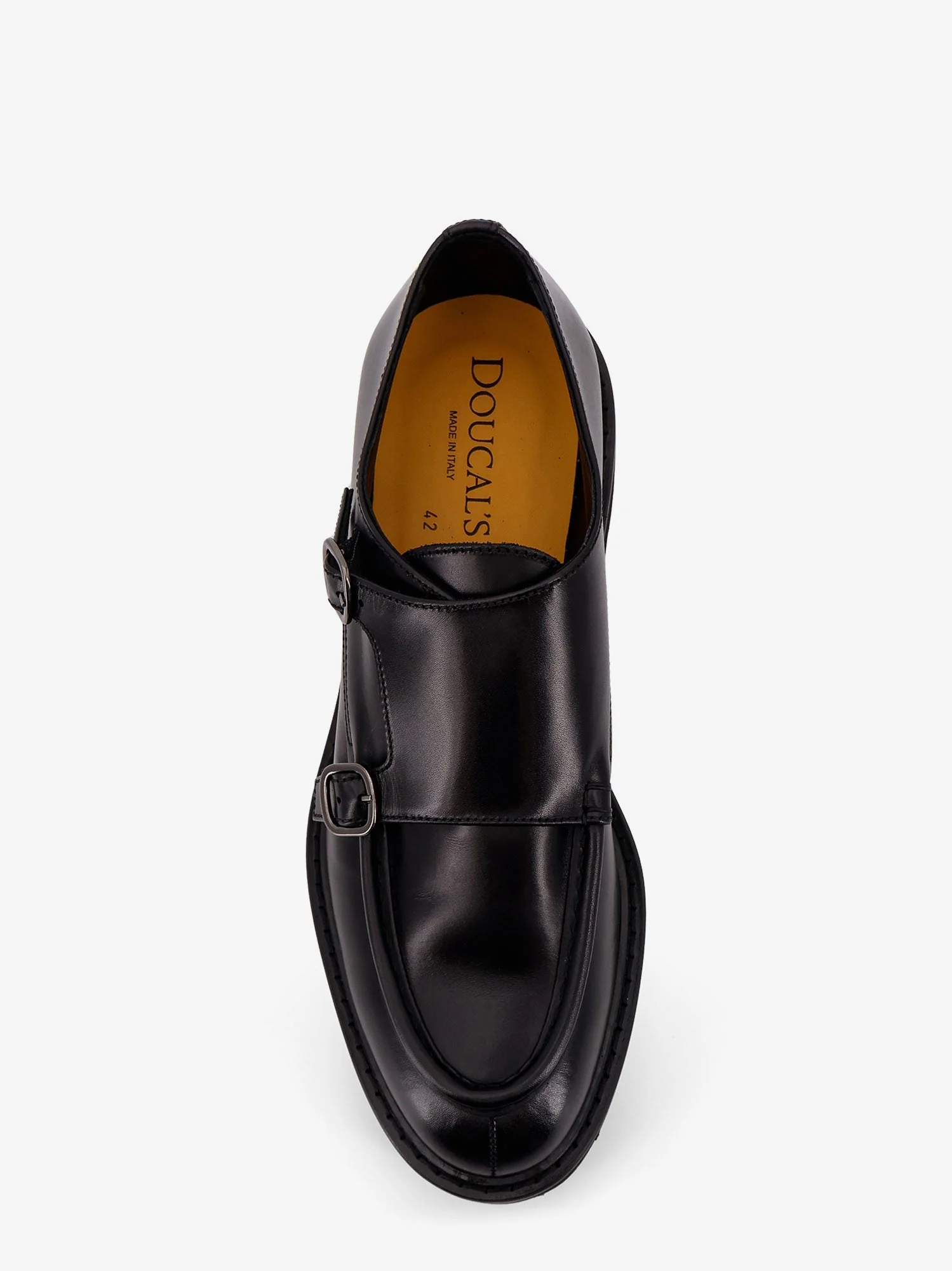 Doucal's Double Buckle Leather Shoe - Image 5