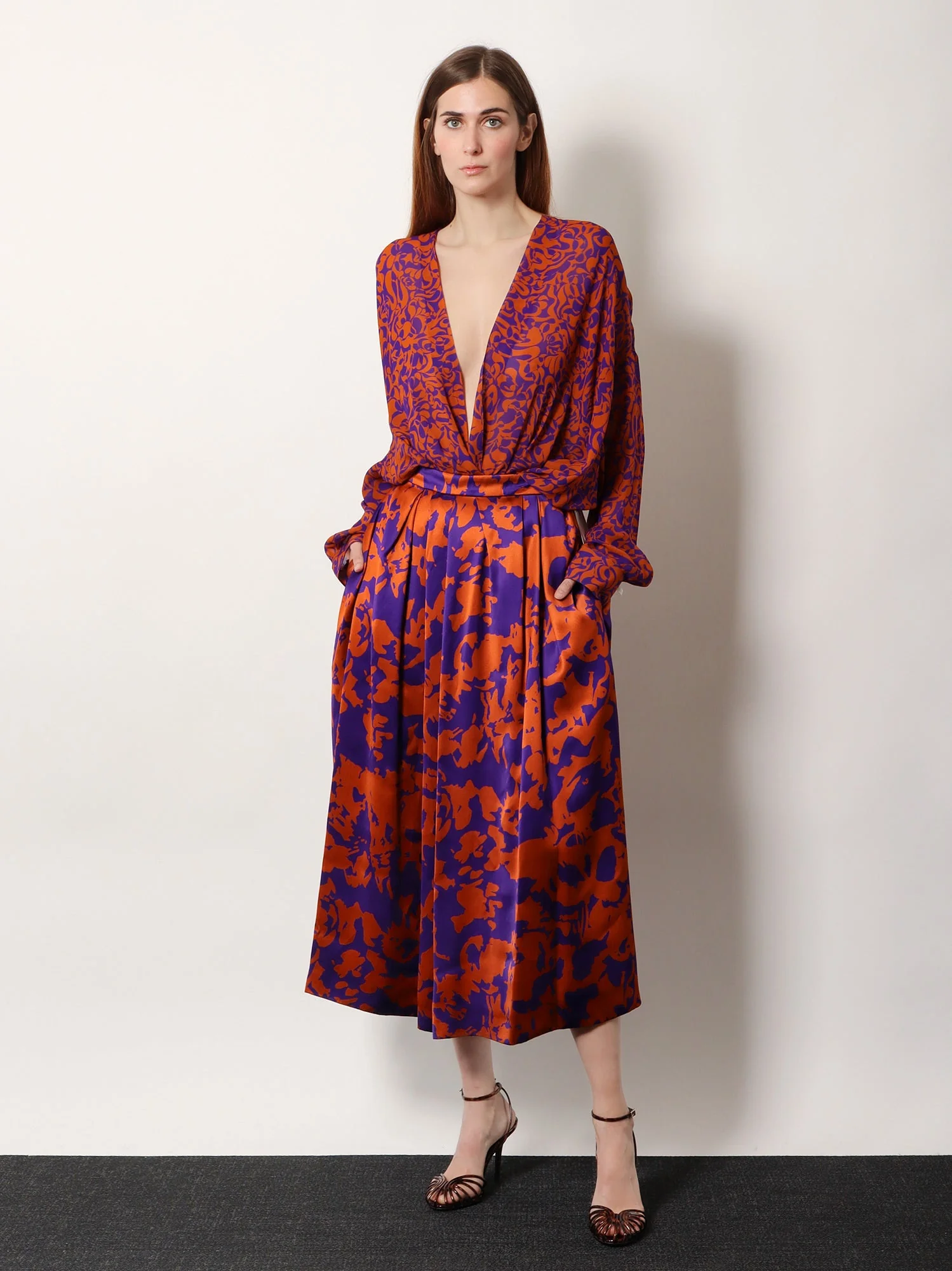 Dries Van Noten Camiel Cotton Shirt With Multicolor Print - Image 2