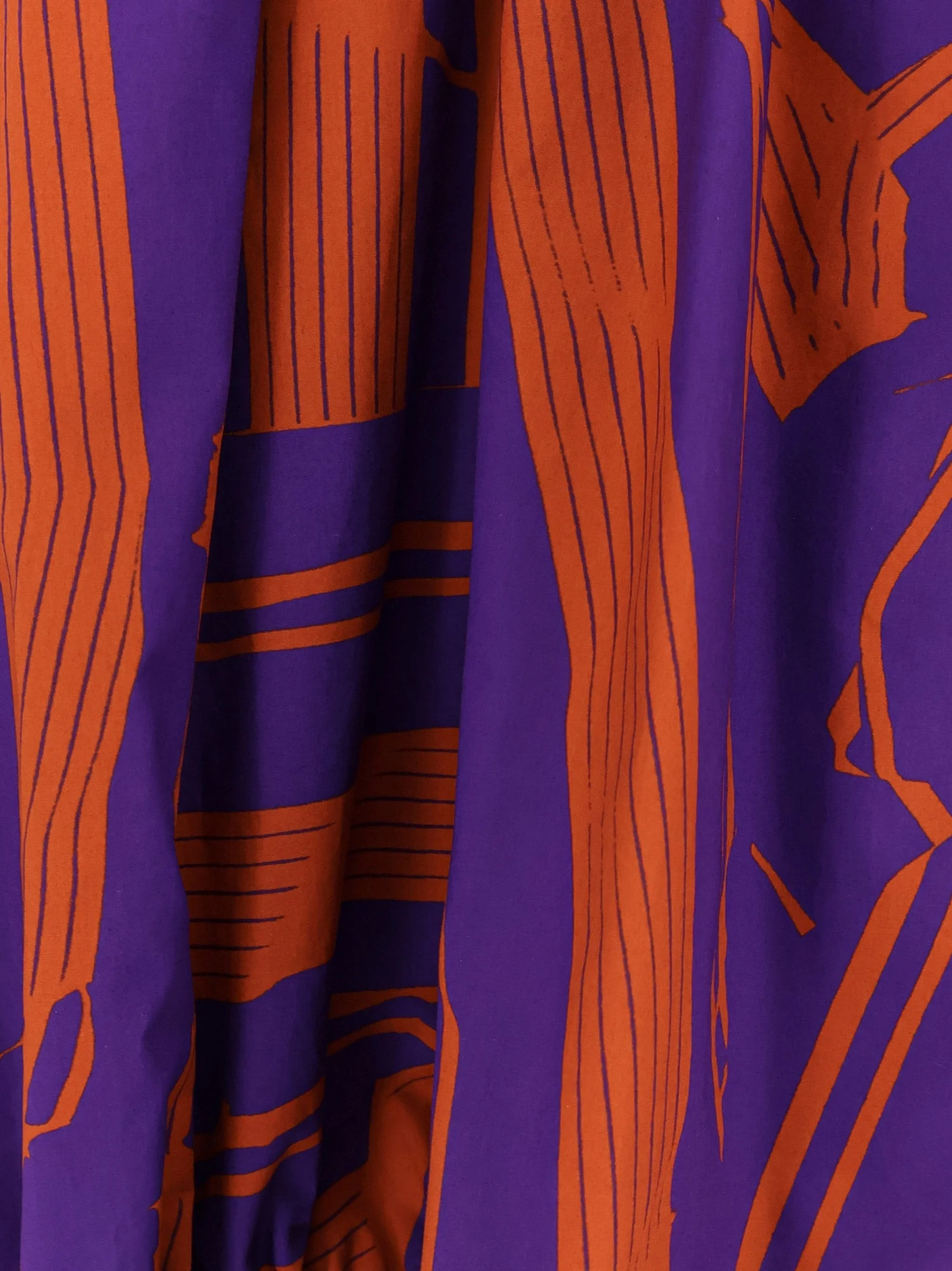 Dries Van Noten Catya Cotton Shirt With Crushed Stripe Print - Image 5