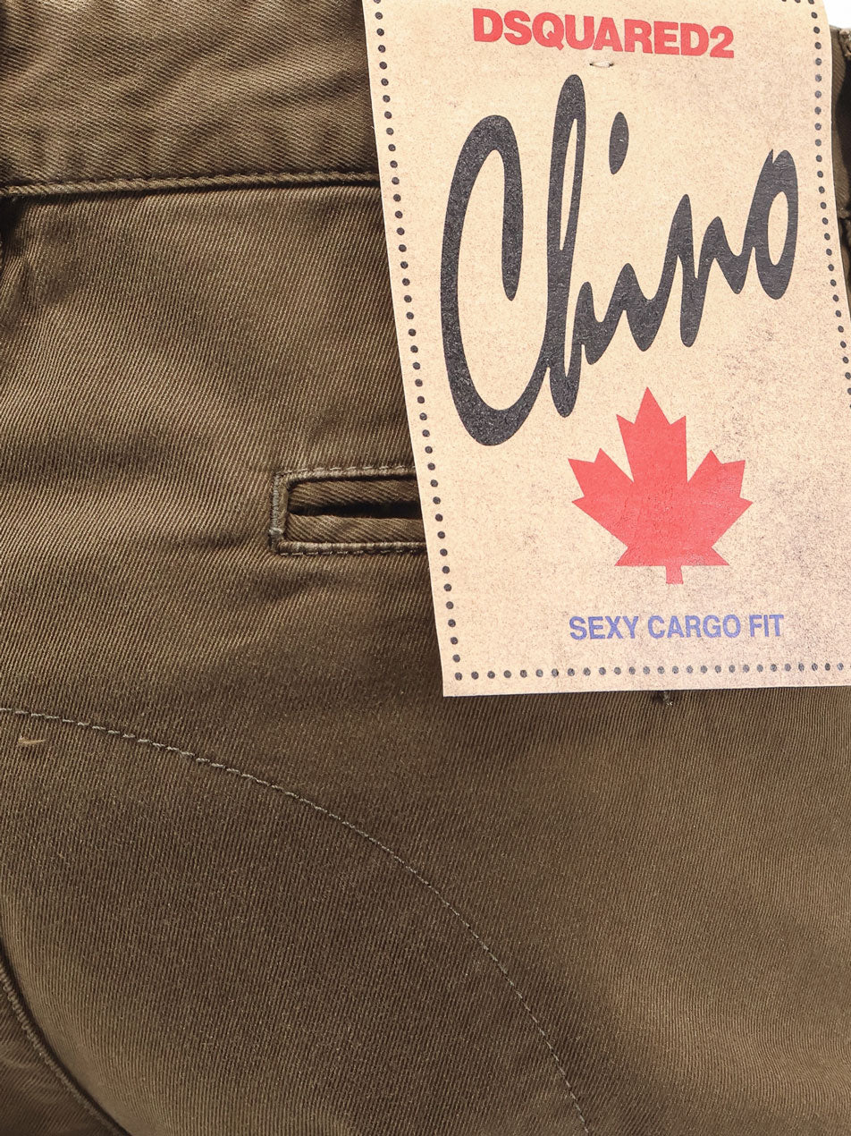 Dsquared2 Sexy Cargo Cotton Trousers - Image 3