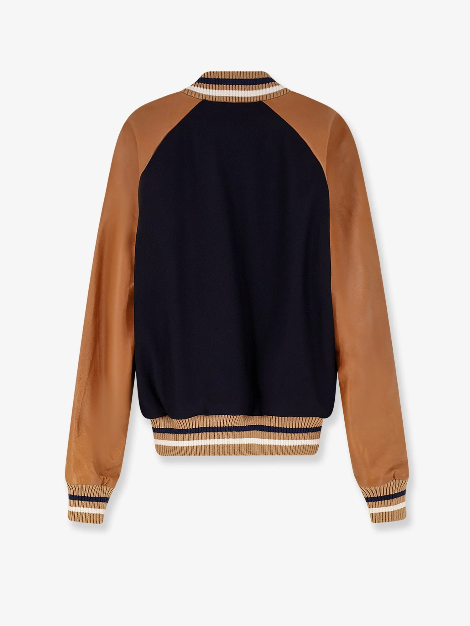 Dsquared2 Wool Jacket With Leather Sleeves - Image 5