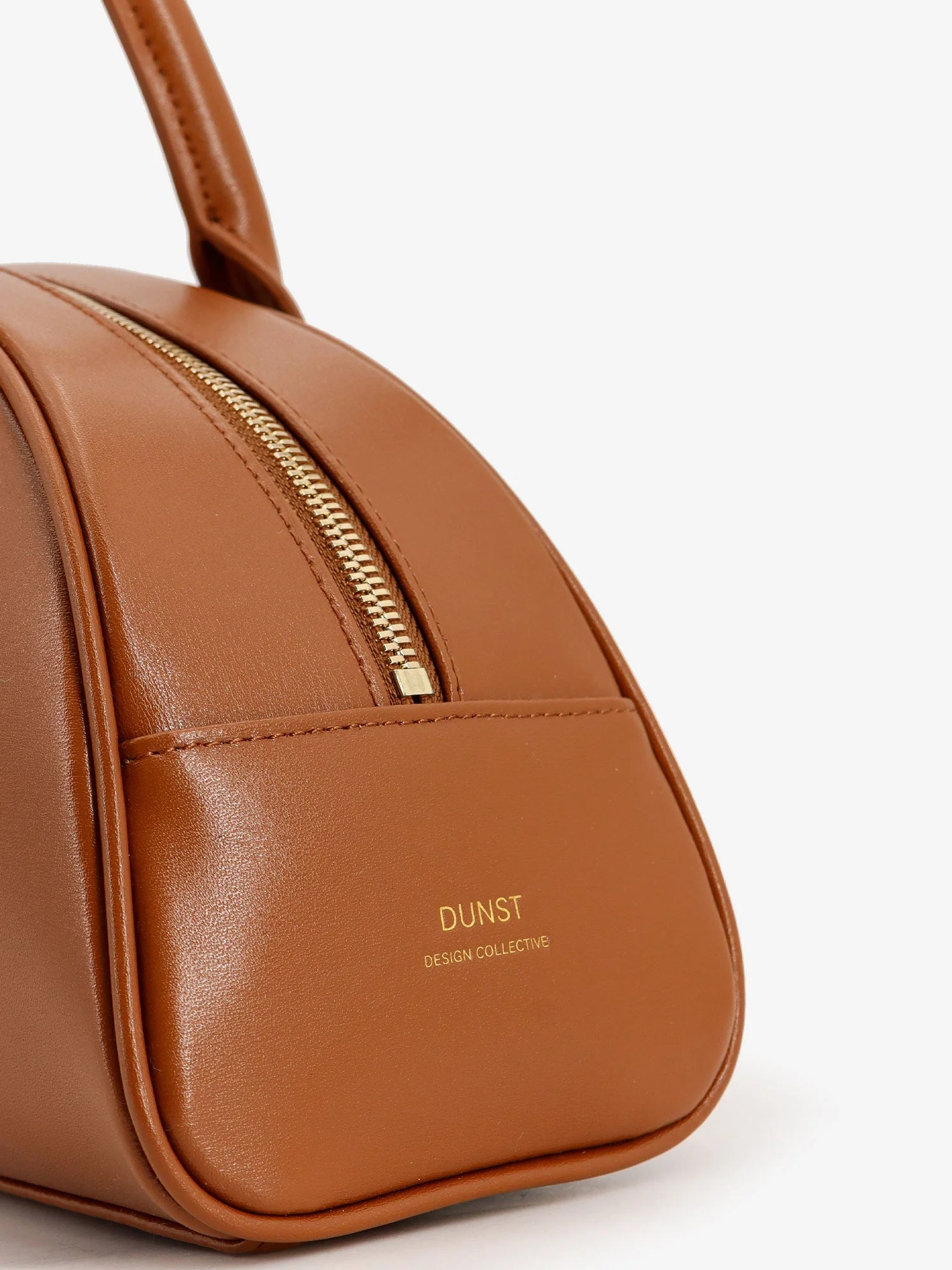 Dunst Classic Bowling Leather Shoulder Bag - Image 5