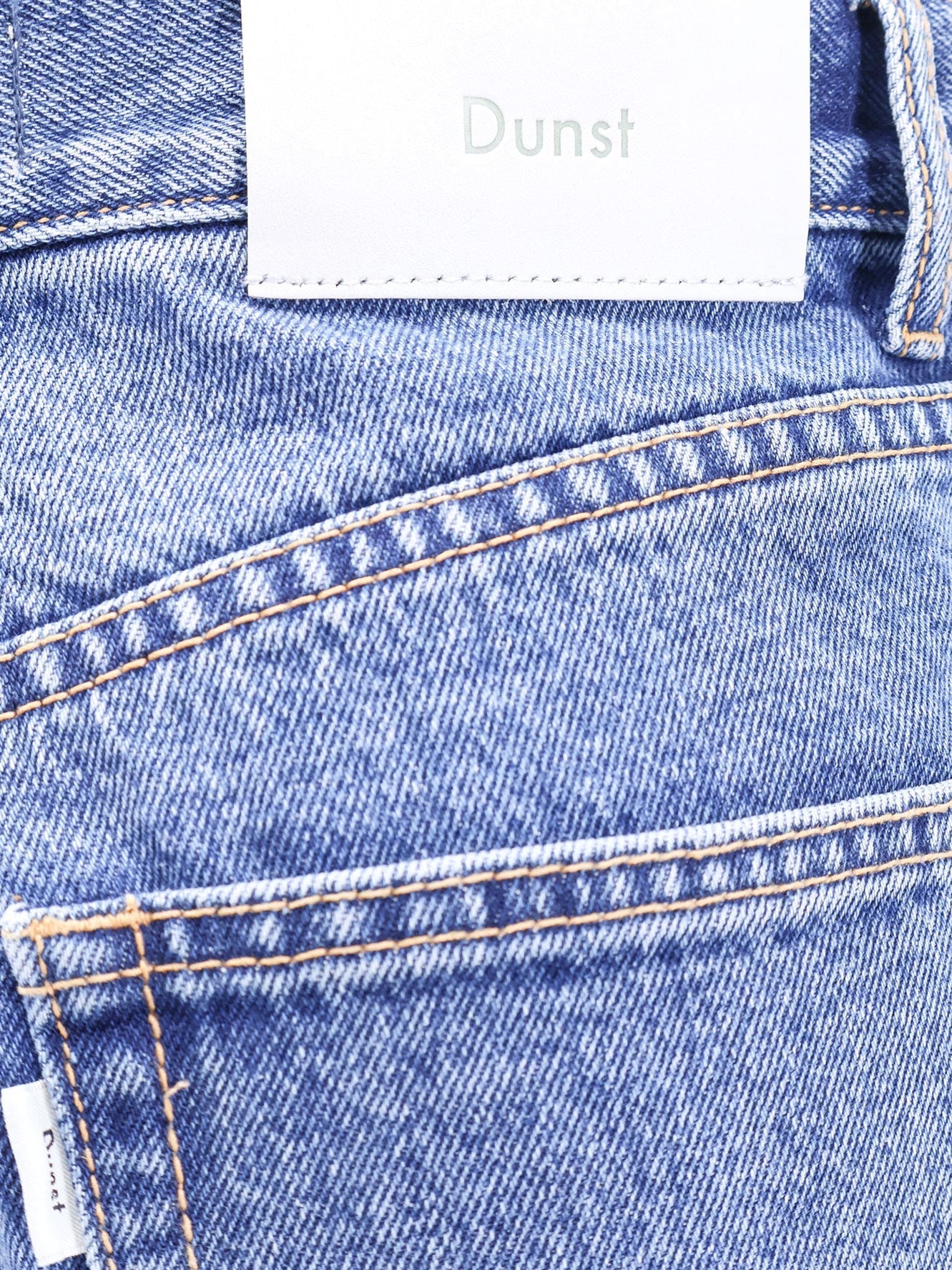 Dunst Cotton Jeans With Back Logo Patch - Image 3
