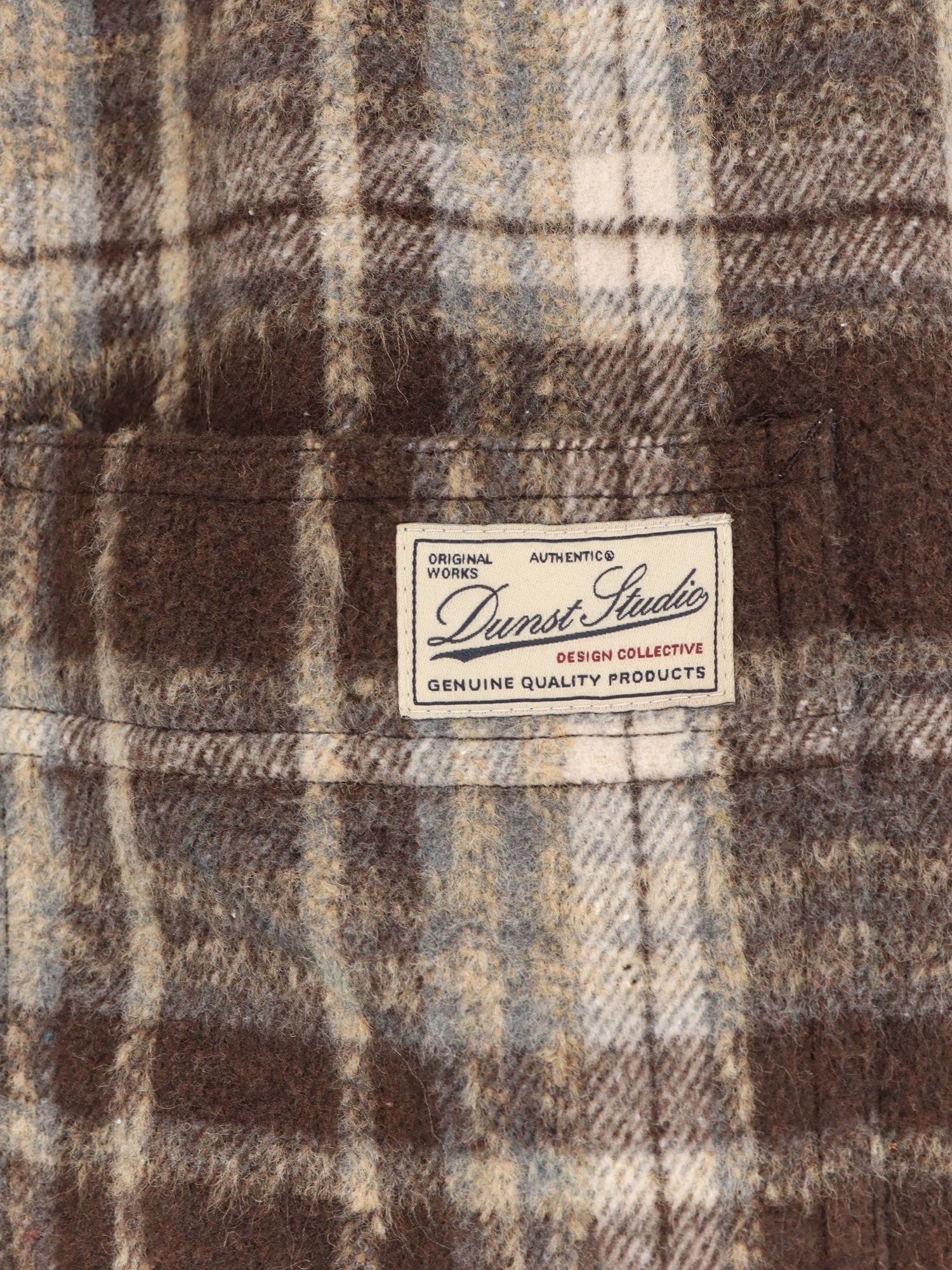 Dunst Madras Pattern Flannel Jacket - Image 3
