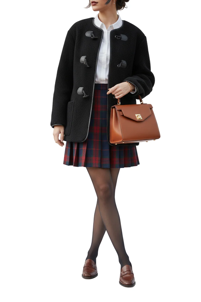 Dunst Vegan Sherling Toggle Jacket