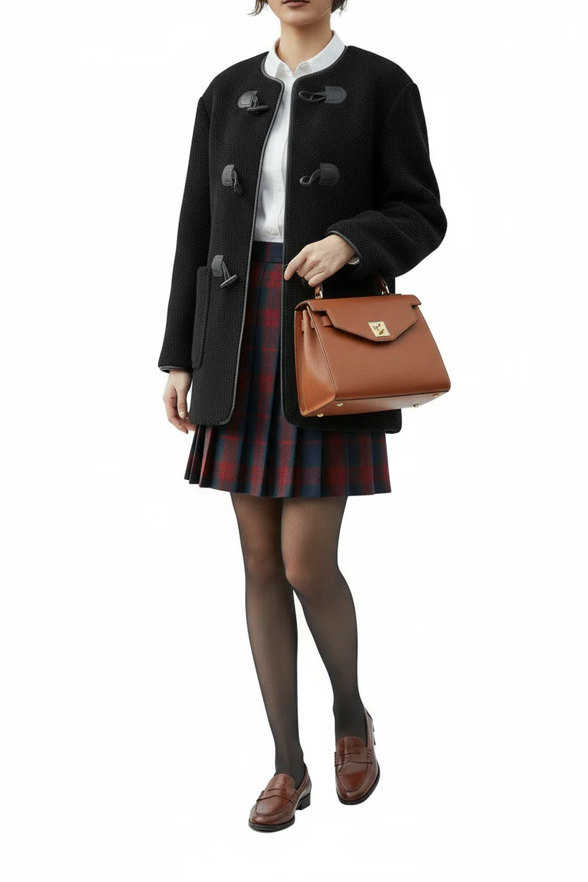 Dunst Vegan Sherling Toggle Jacket - Image 4
